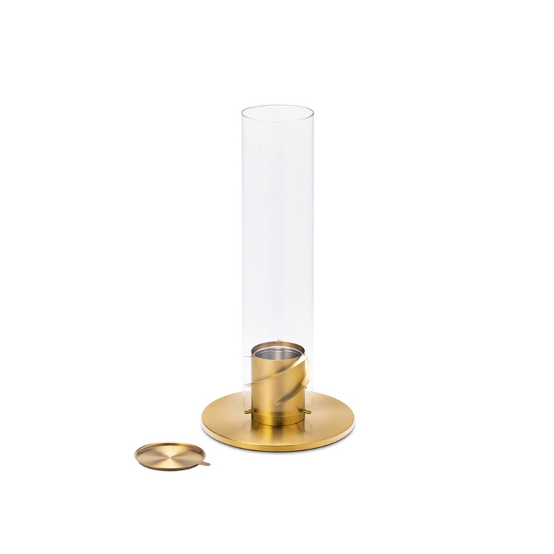 SPIN 90 Tabletop Fireplace gold