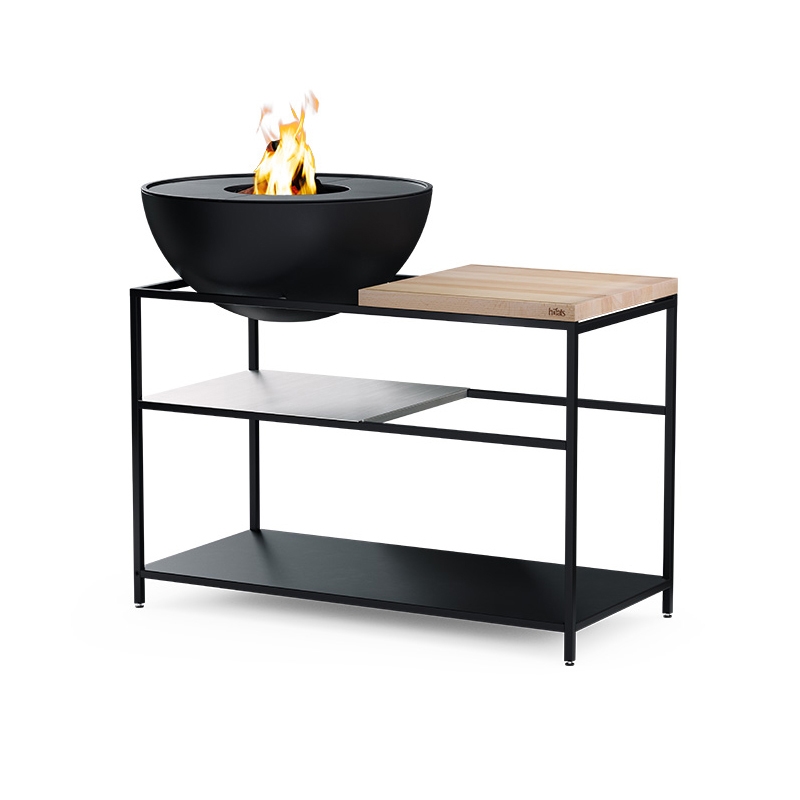 Mostra il prodotto FIRE KITCHEN with BOWL 70 Plancha BBQ Set low del produttore höfats