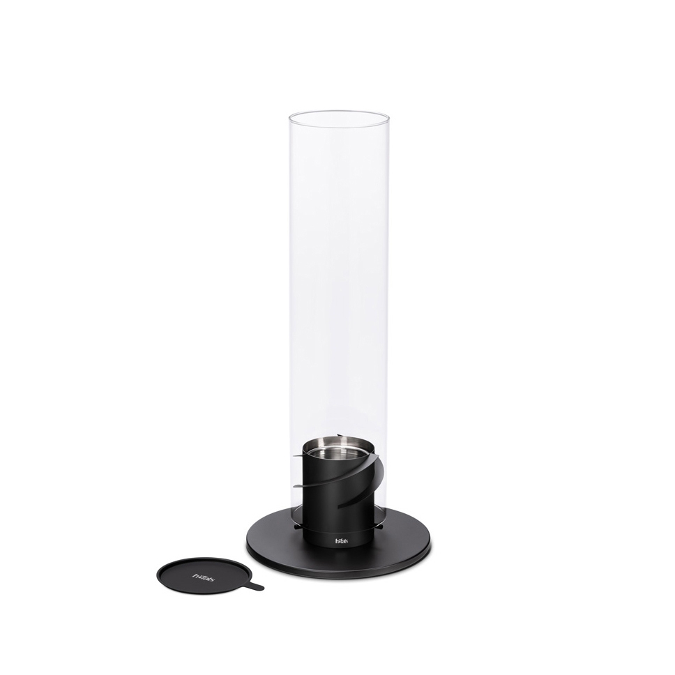 Display product SPIN 120 Tabletop Fireplace black from manufacturer höfats