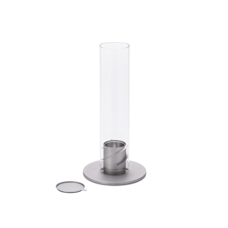 Display product SPIN 90 Tabletop Fireplace grey from manufacturer höfats