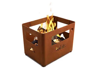 höfats - BEER BOX Fire basket rusty