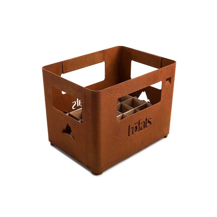 BEER BOX Feuerkorb rostig