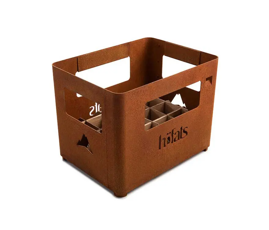 höfats - BEER BOX Fire basket rusty
