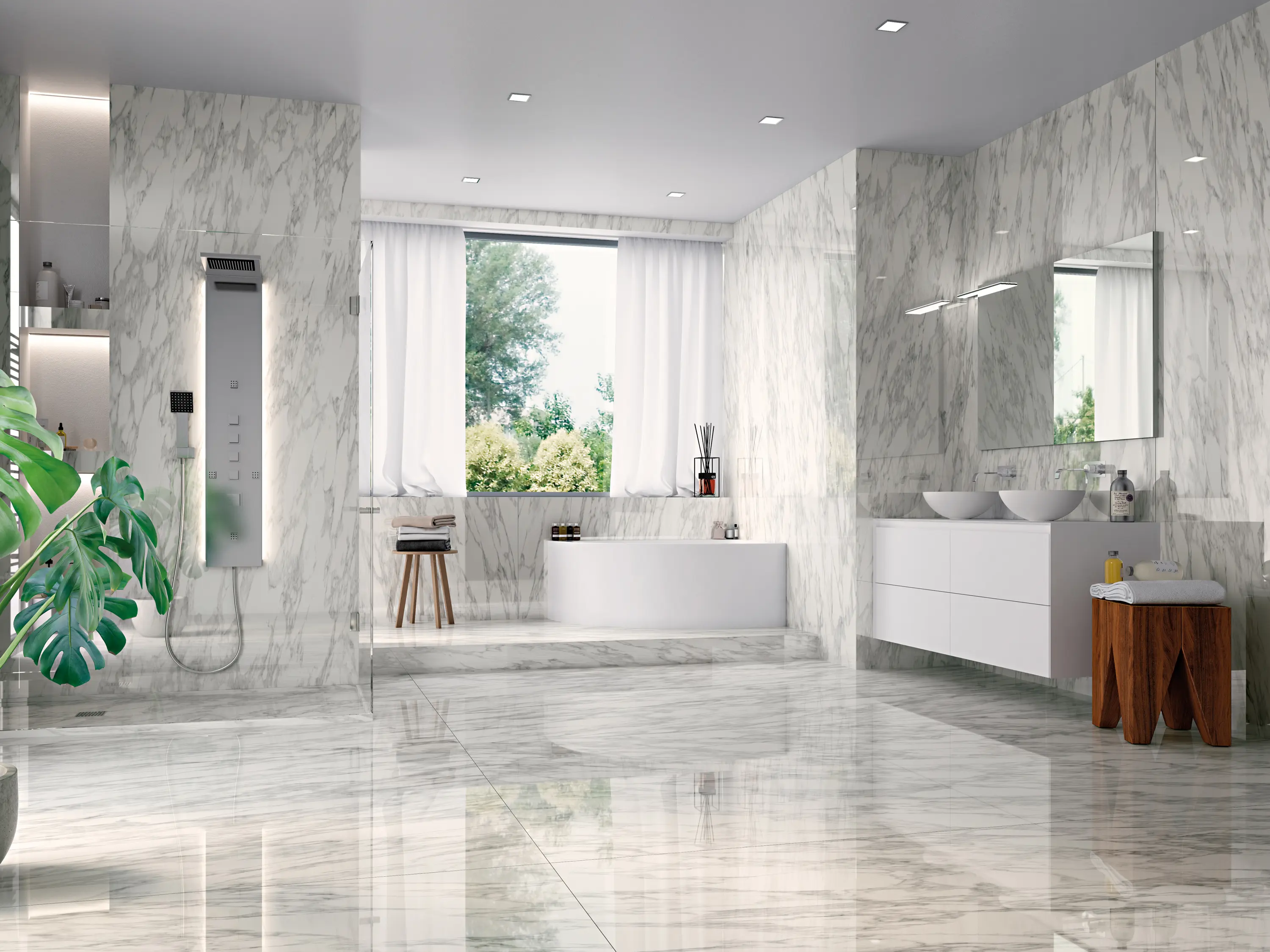 La Fabbrica - Ava - Extraordinary Size -Marmo & Pietra - Statuario