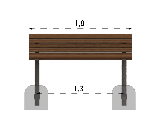 Hags - Sofiero | Park Bench