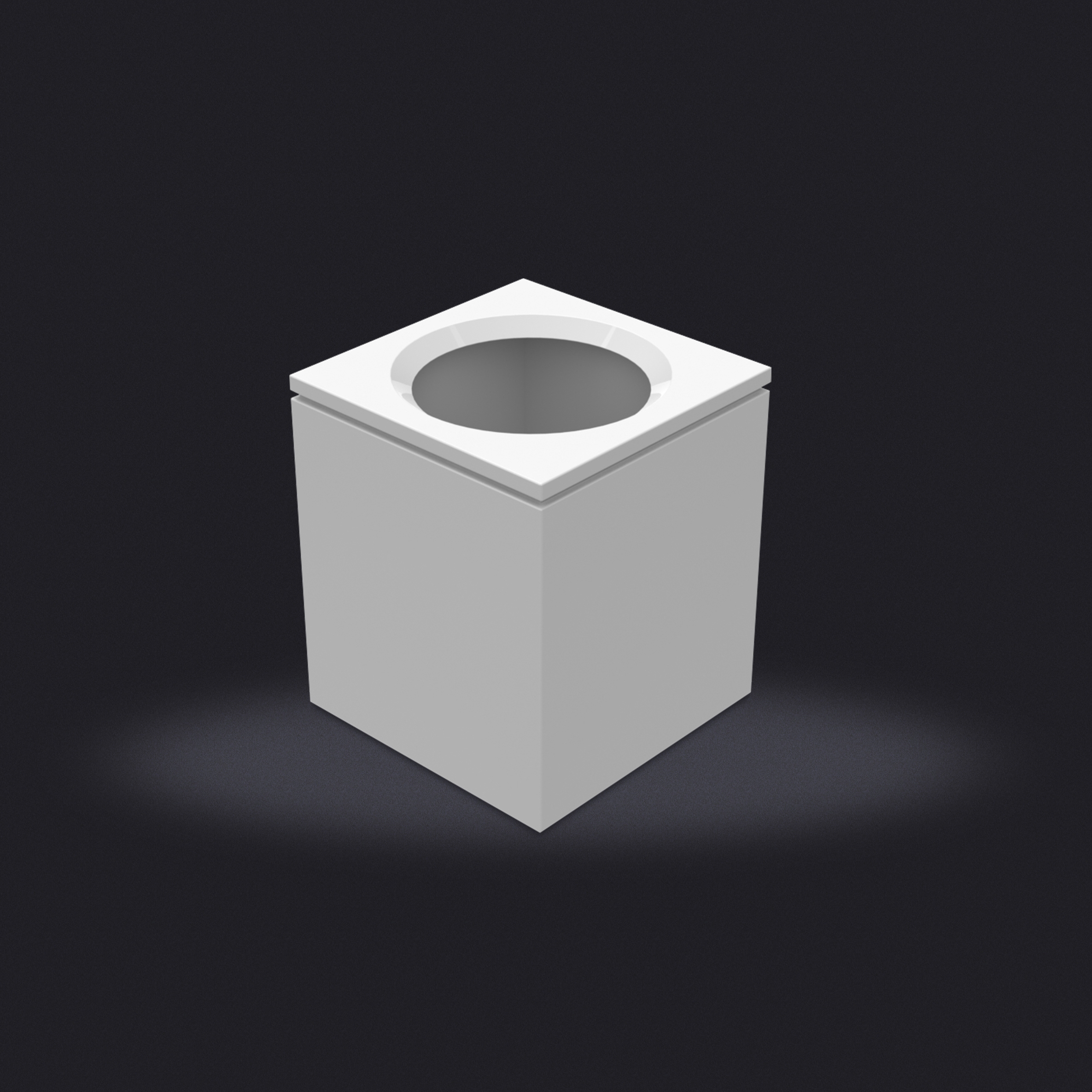 Mostra il prodotto Square Small Hamper with Open Lid del produttore Vallvé
