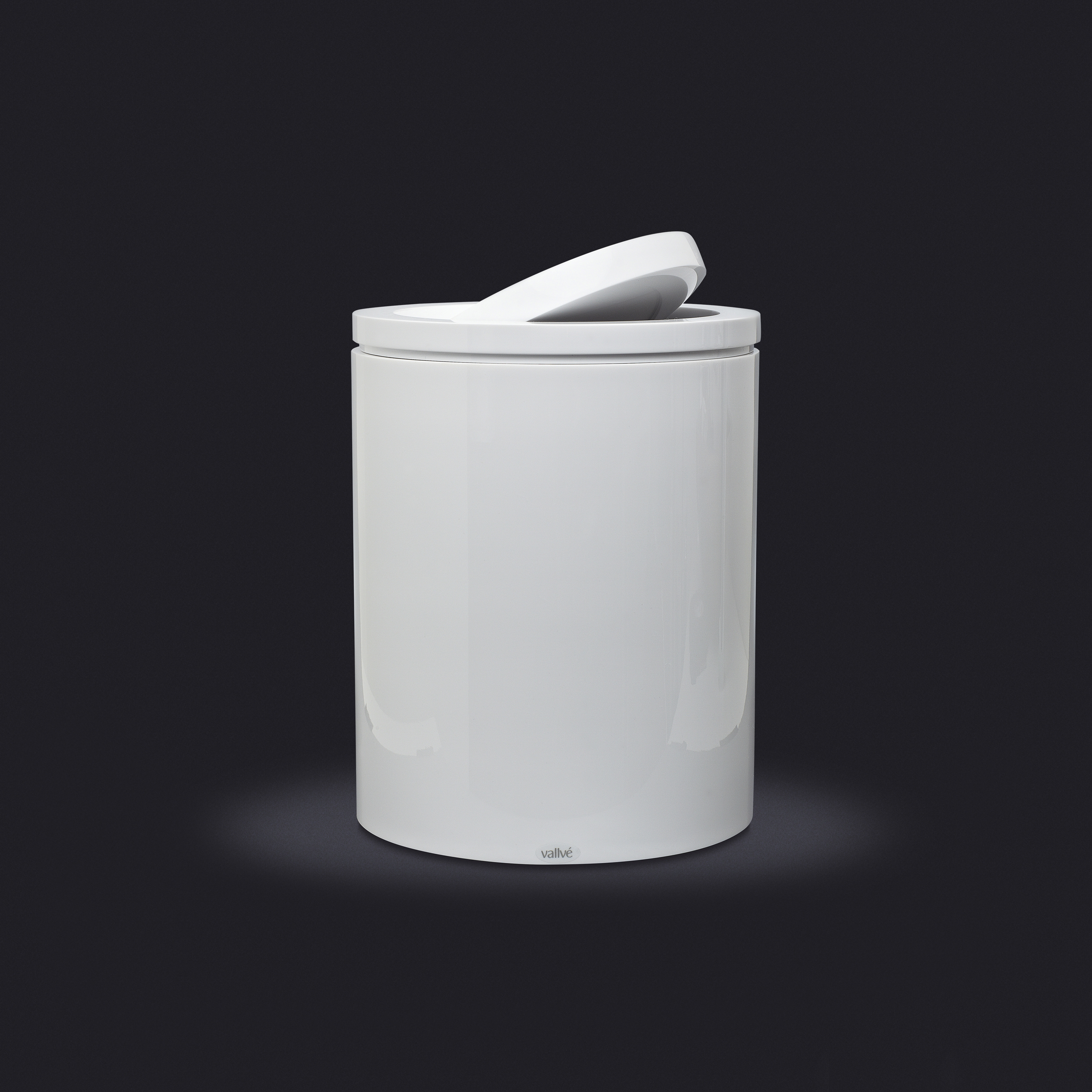 Mostrar el producto Swivel Lid Wastebasket Medium del fabricante Vallvé