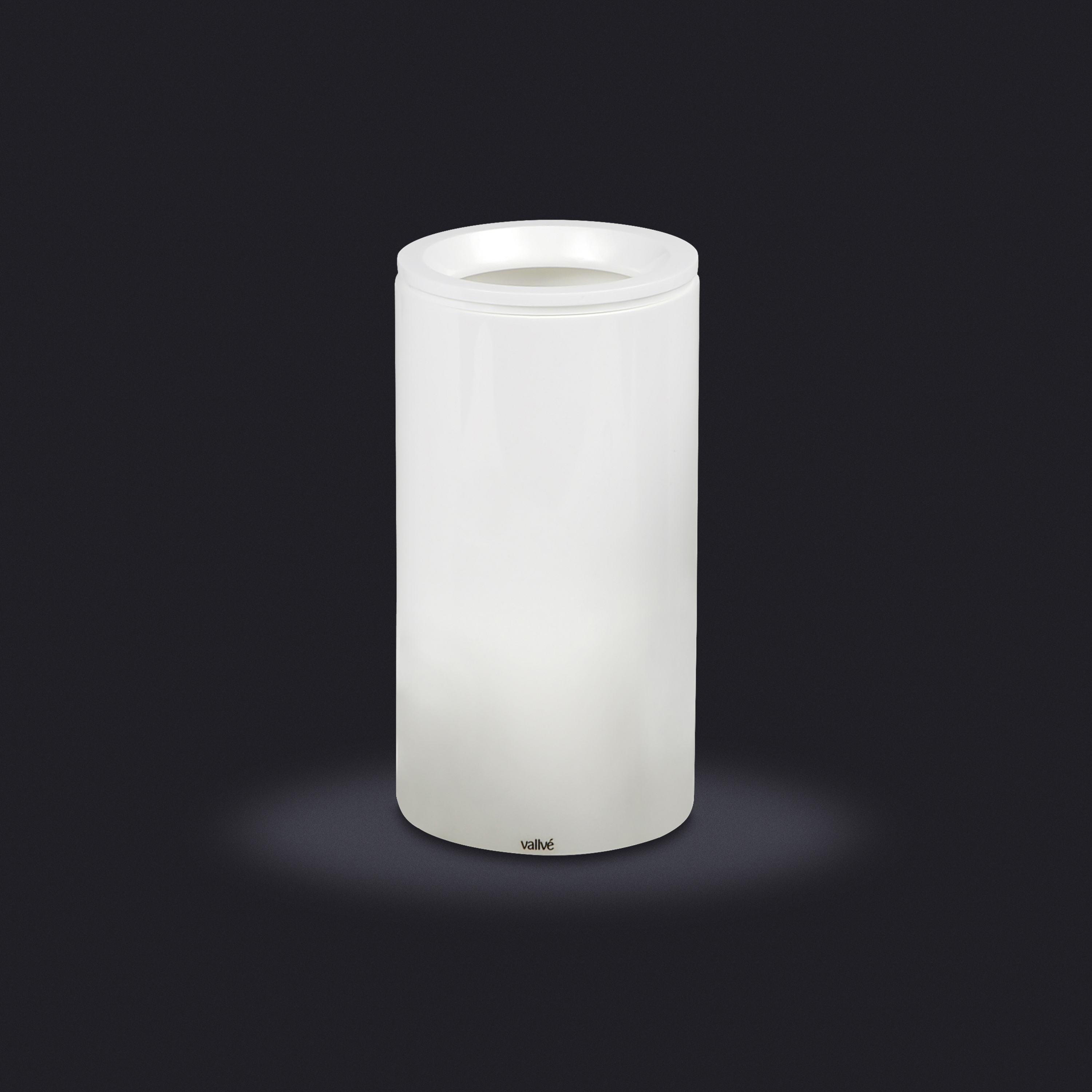 Mostrar el producto Cylindric Wastebasket with Open Lid del fabricante Vallvé