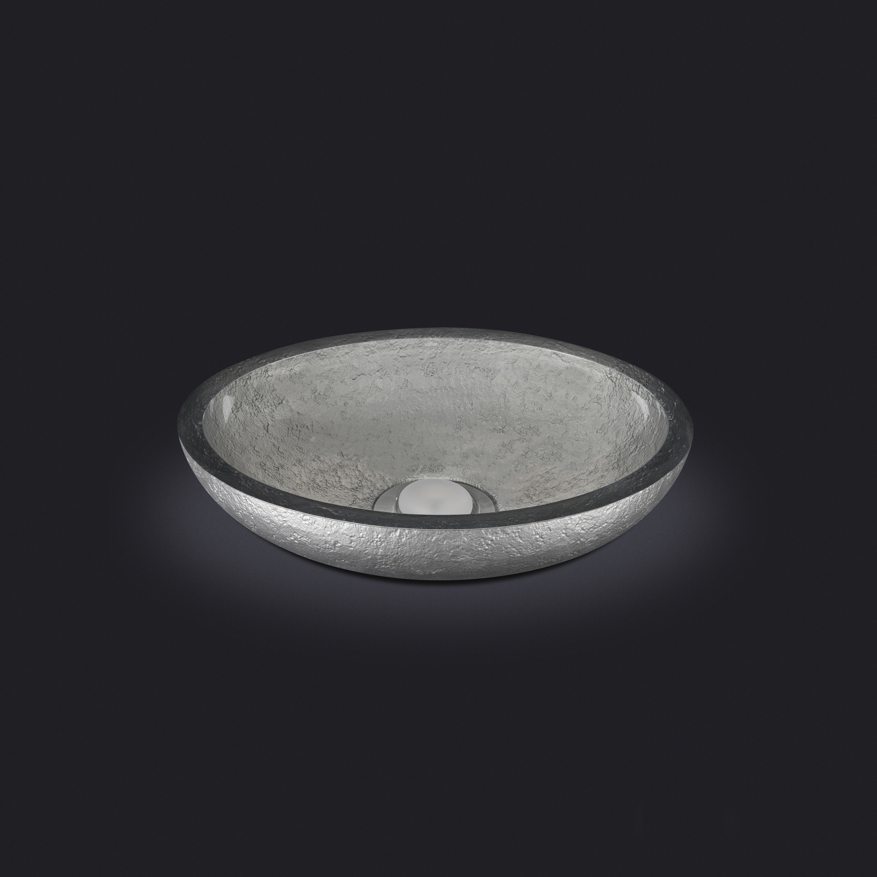 Mostrar el producto Dolce Oval Washbasin with Platinum External Texture del fabricante Vallvé