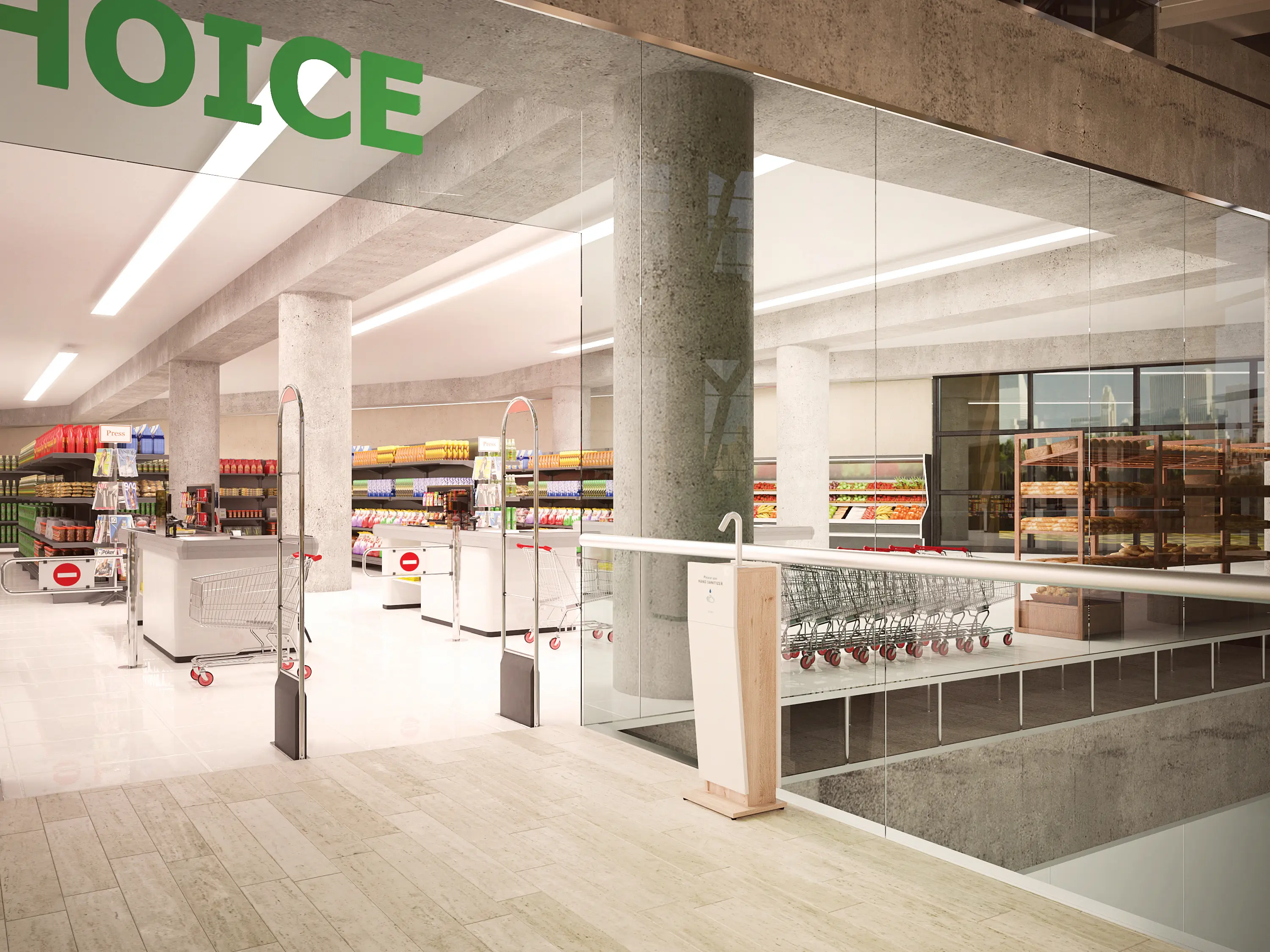 Stern Engineering - Elite Hand Sanitizer Stand Pillar