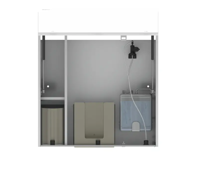 Stern Engineering - SAP Module - Behind Mirror Soap Air Paper Dispenser
