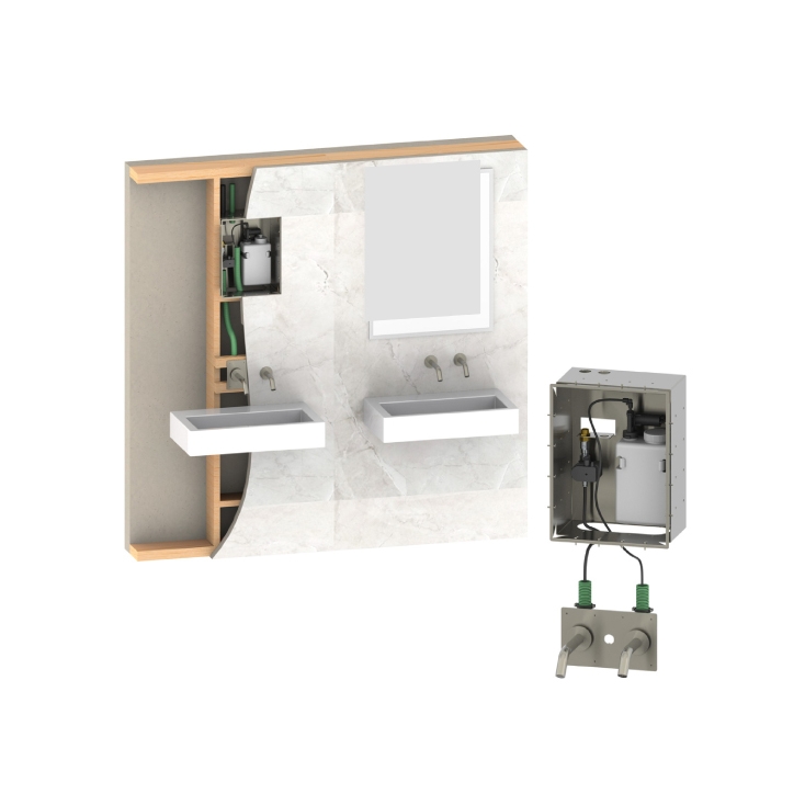 Afficher le produit Recessed Mounting Duo du fabricant Stern Engineering