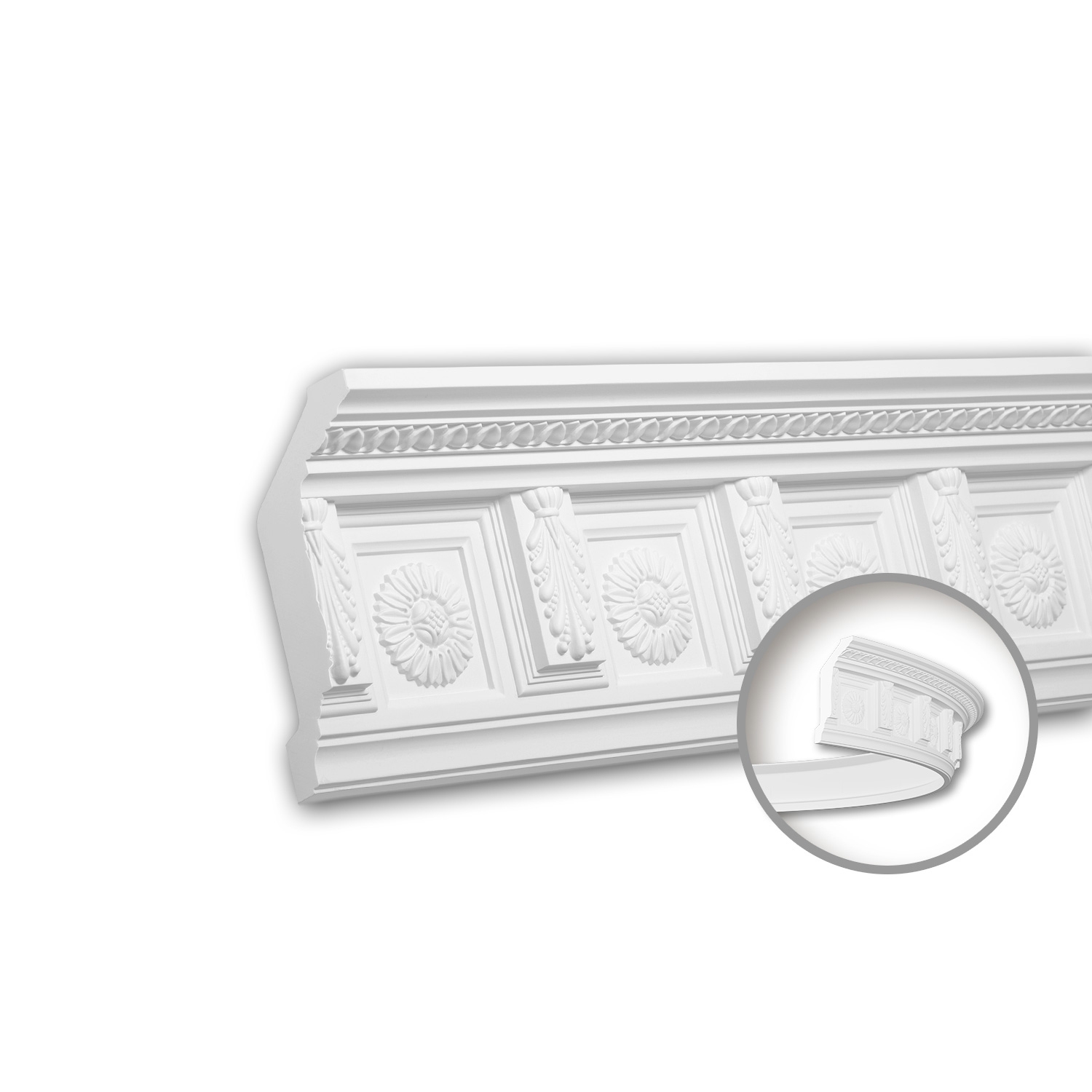 Mostra il prodotto Interior mouldings - Cornice soffitto parete Profhome Decor 150281F del produttore e-Delux