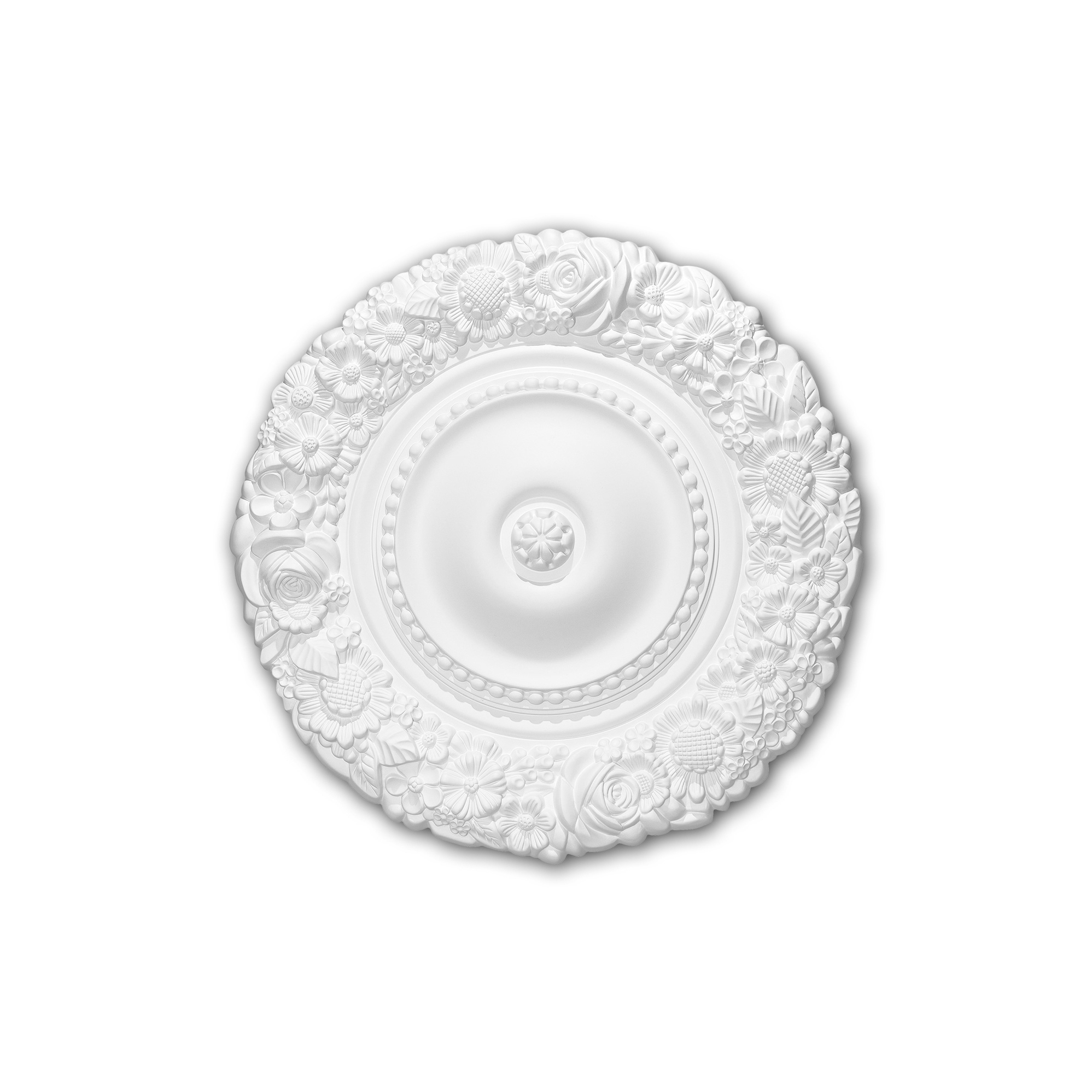 Mostra il prodotto Interior mouldings - Rosone soffitto parete Profhome Decor 156057 del produttore e-Delux