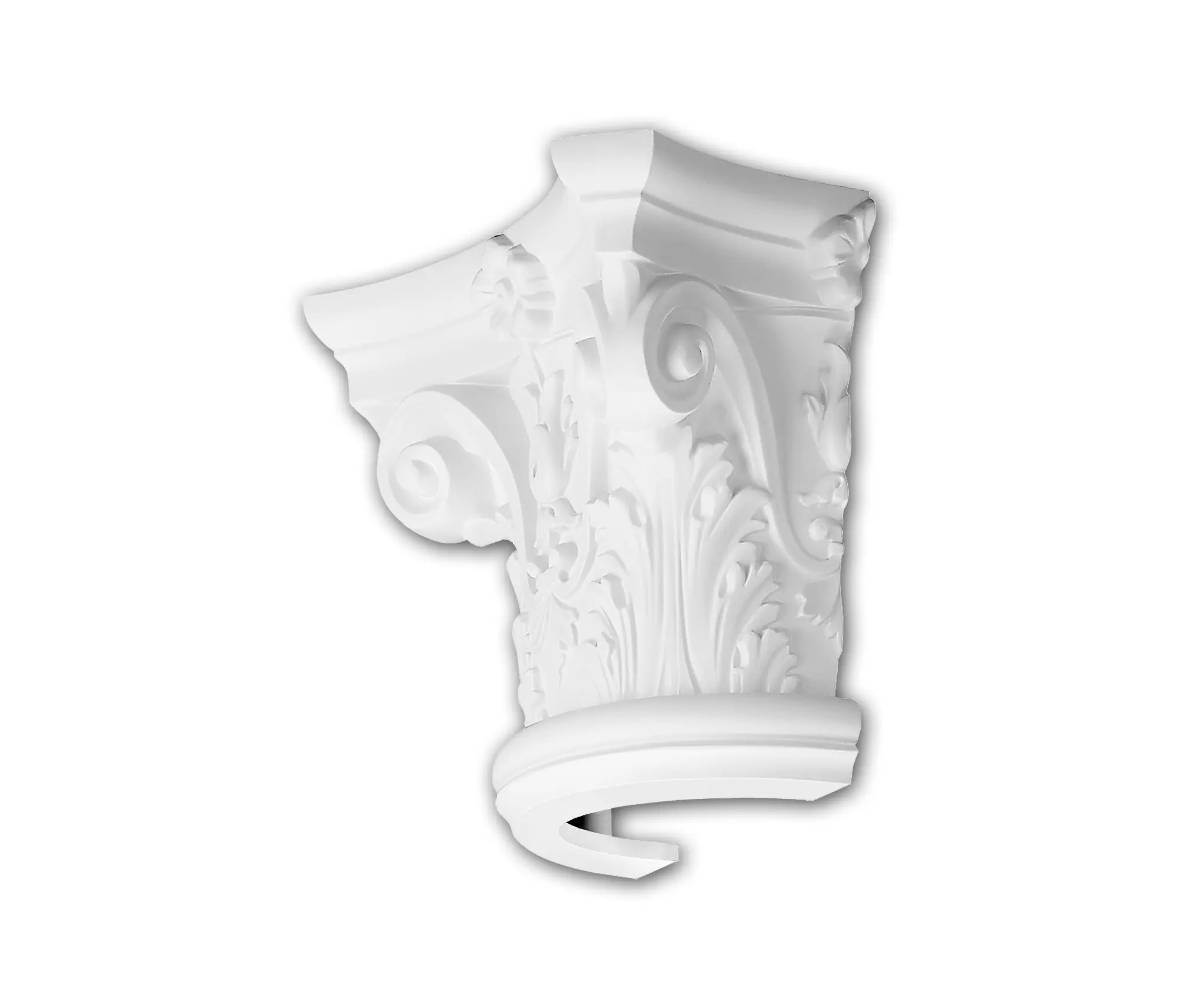 e-Delux - Interior mouldings - Half column capital Profhome 115001