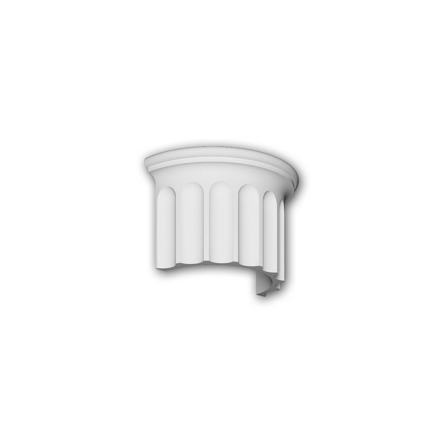 Mostra il prodotto Facade mouldings - Segmento di semicolonna Profhome Decor 416003 del produttore e-Delux