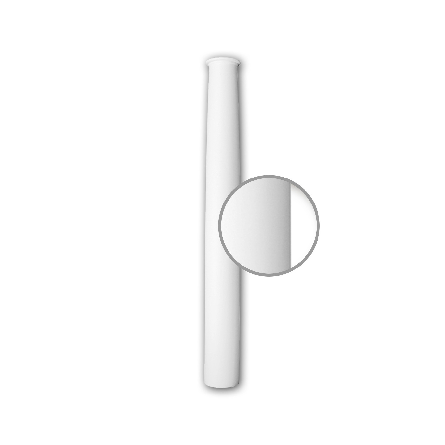 Display product Facade mouldings - Half Column Shaft Profhome Decor 416101 from manufacturer e-Delux