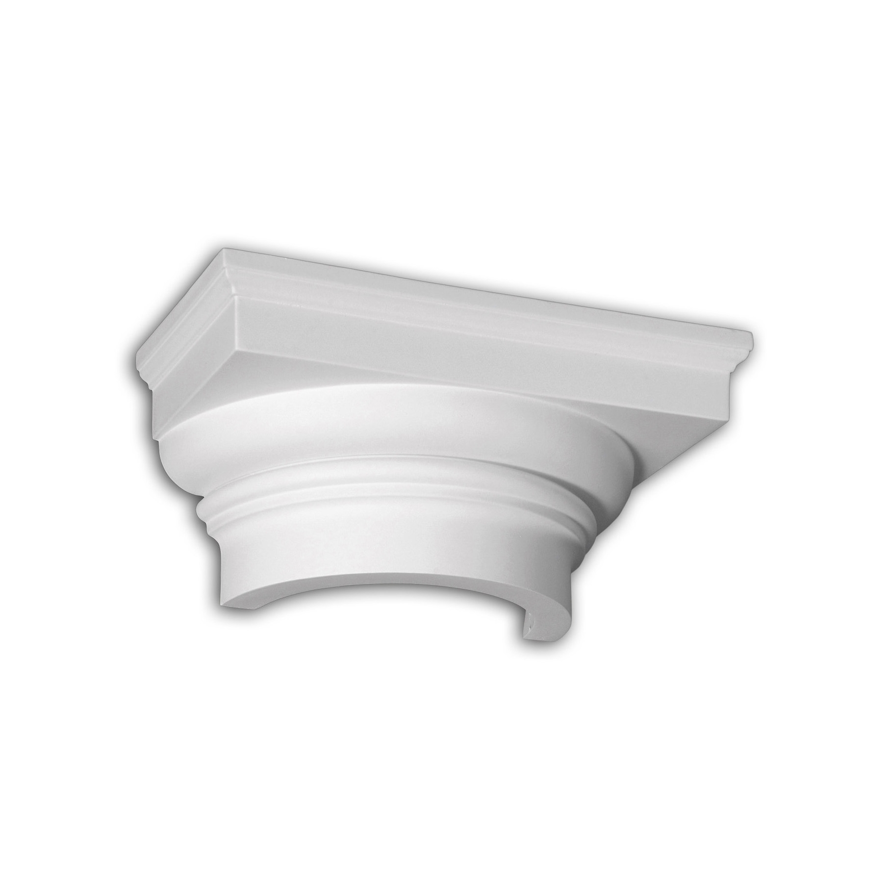 Display product Facade mouldings - Half Column Capital Profhome Decor 445101 from manufacturer e-Delux