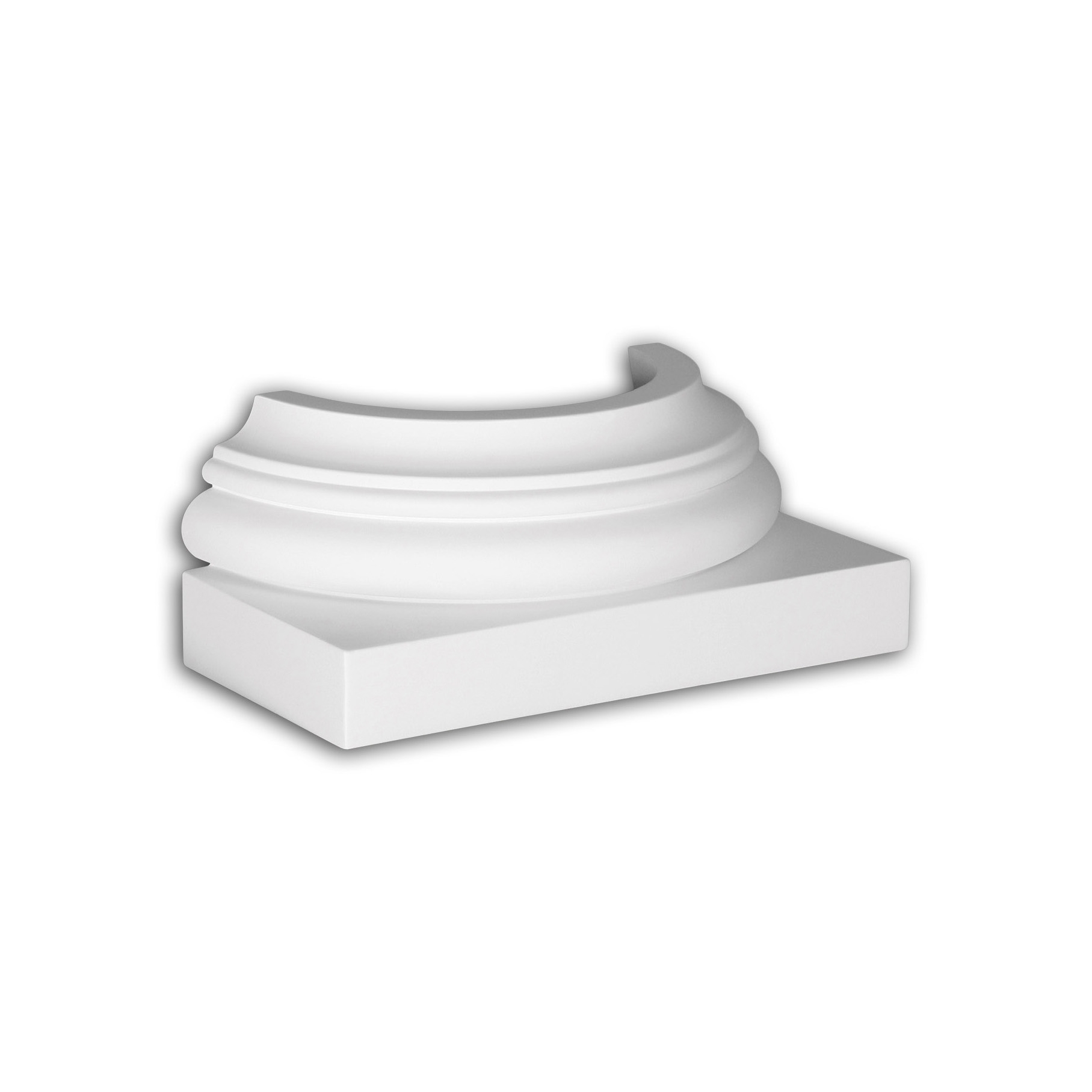 Mostrar el producto Facade mouldings - Zócalo de media columna Profhome Decor 447101 del fabricante e-Delux