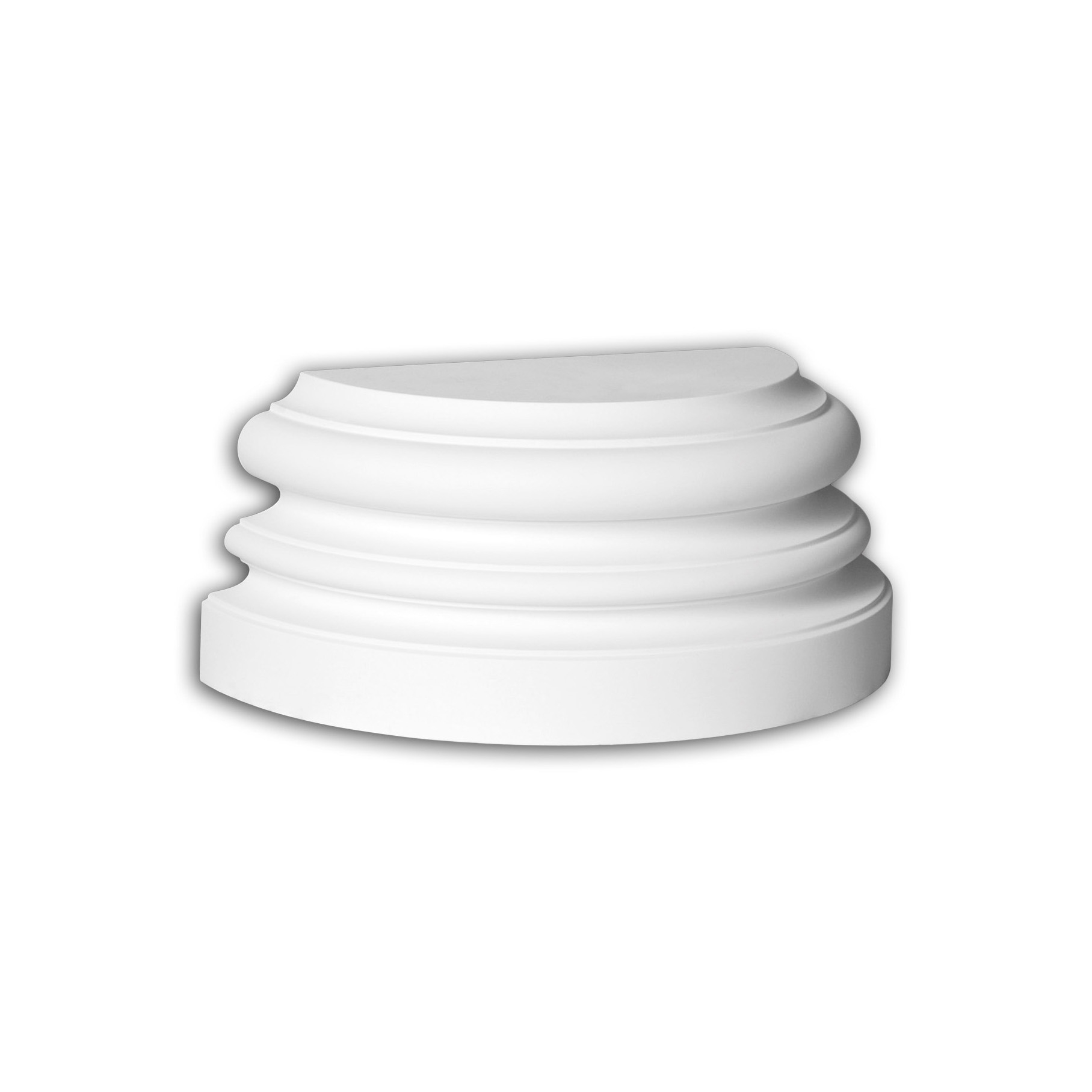 Mostrar el producto Facade mouldings - Zócalo de media columna Profhome Decor 447201 del fabricante e-Delux
