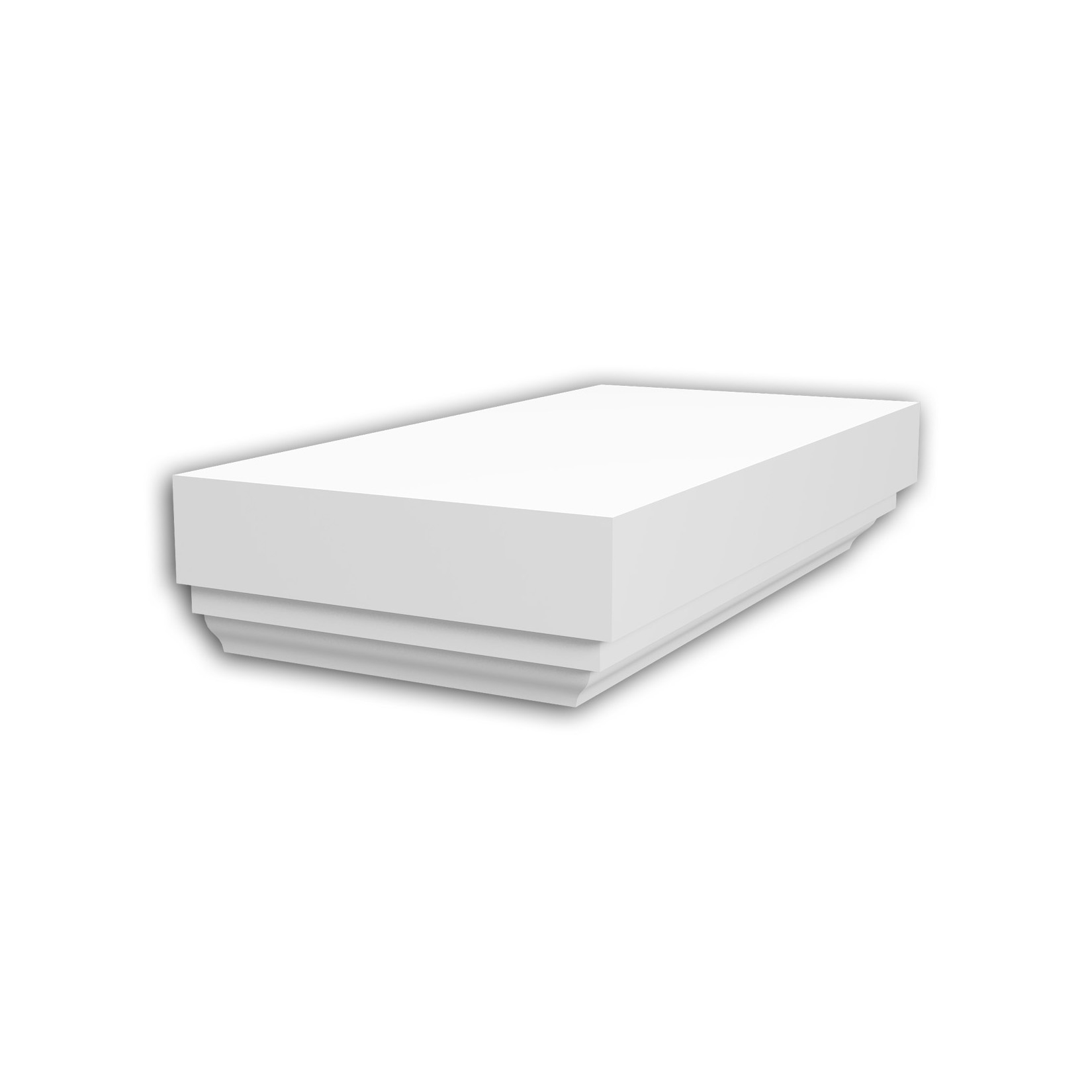 Display product Facade mouldings - Half Balustrade Cap Profhome Decor 473211 from manufacturer e-Delux
