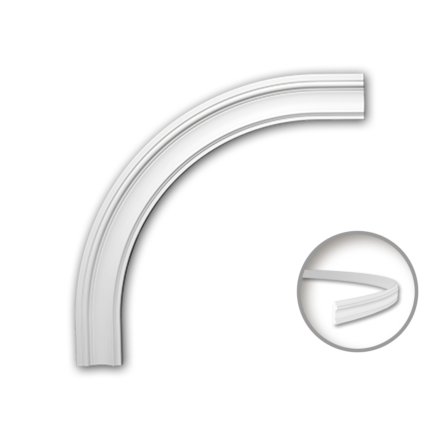 Produkt Facade mouldings - Bogenrahmen Profhome Decor 487032F des Herstellers e-Delux anzeigen