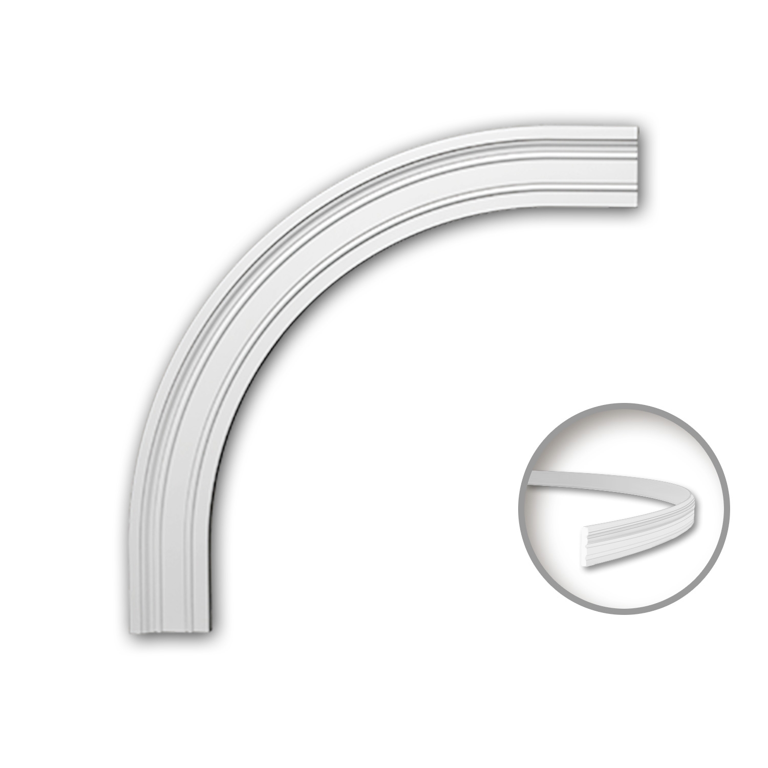 Display product Facade mouldings - Arch Frame Profhome Decor 487033F from manufacturer e-Delux