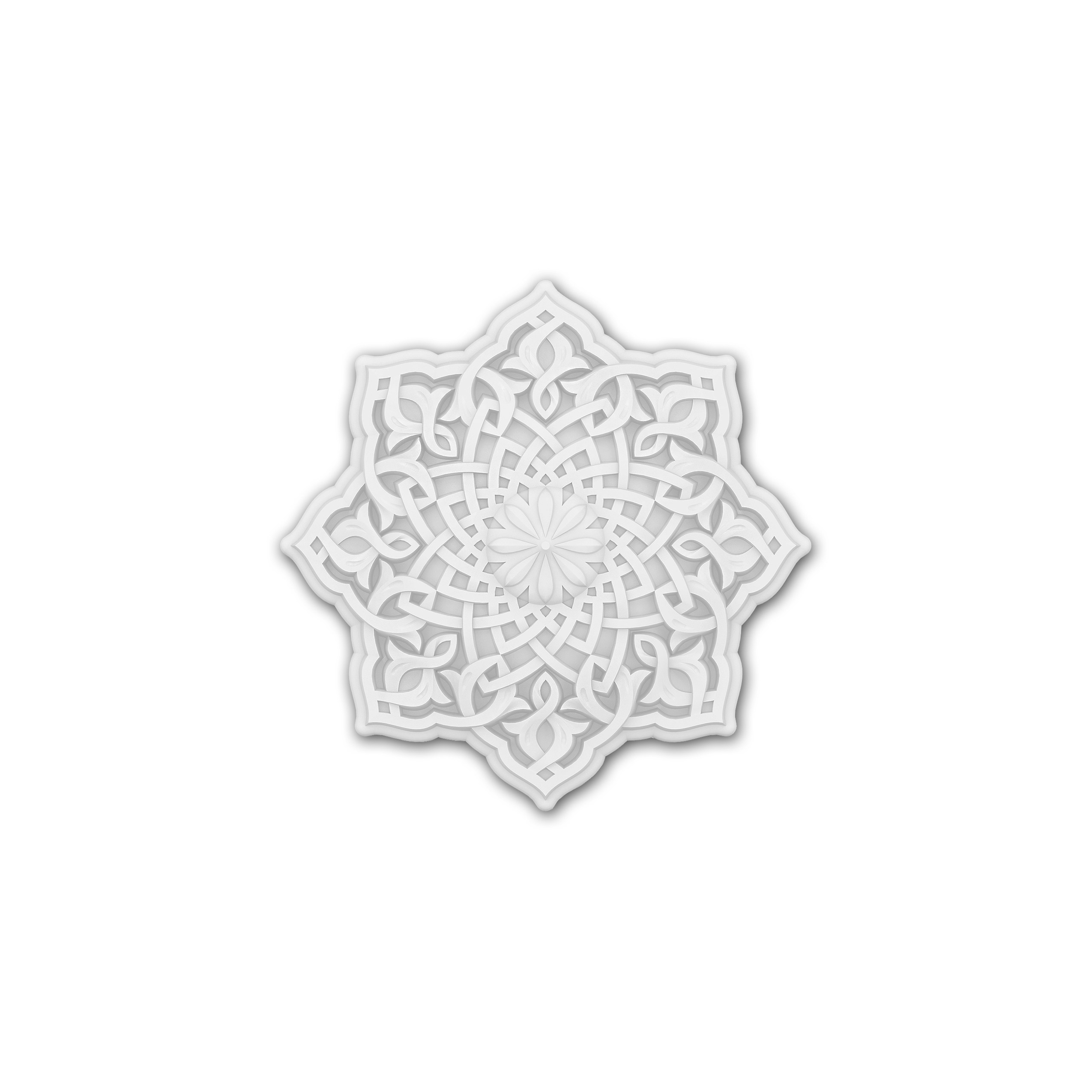 Mostra il prodotto Interior mouldings - Rosone soffitto parete Profhome Decor 156501 del produttore e-Delux