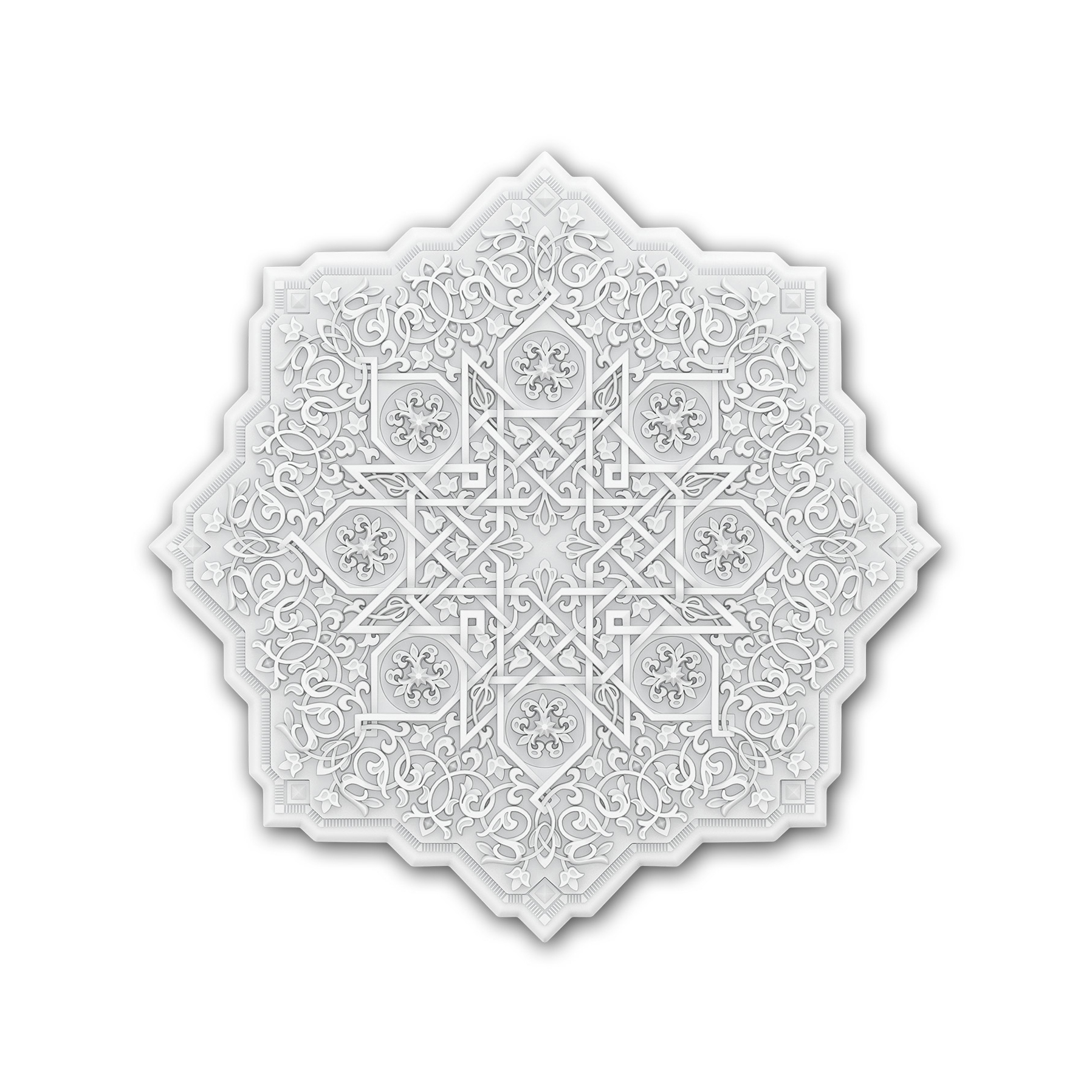 Display product Interior mouldings - Ceiling rose Profhome 156503 from manufacturer e-Delux