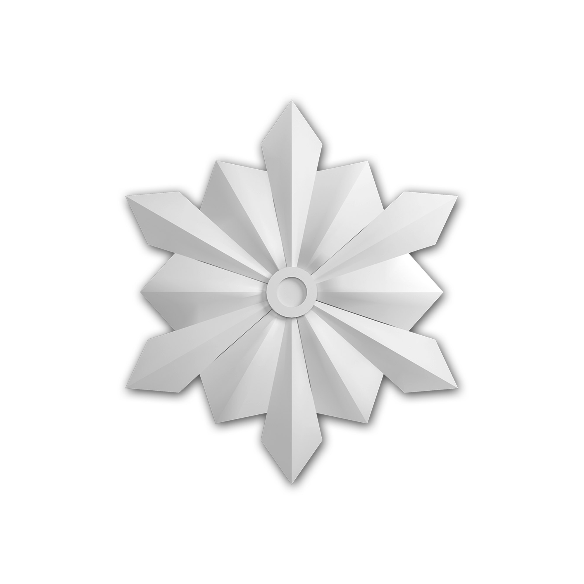 Mostra il prodotto Interior mouldings - Rosone soffitto parete Profhome Decor 156806 del produttore e-Delux