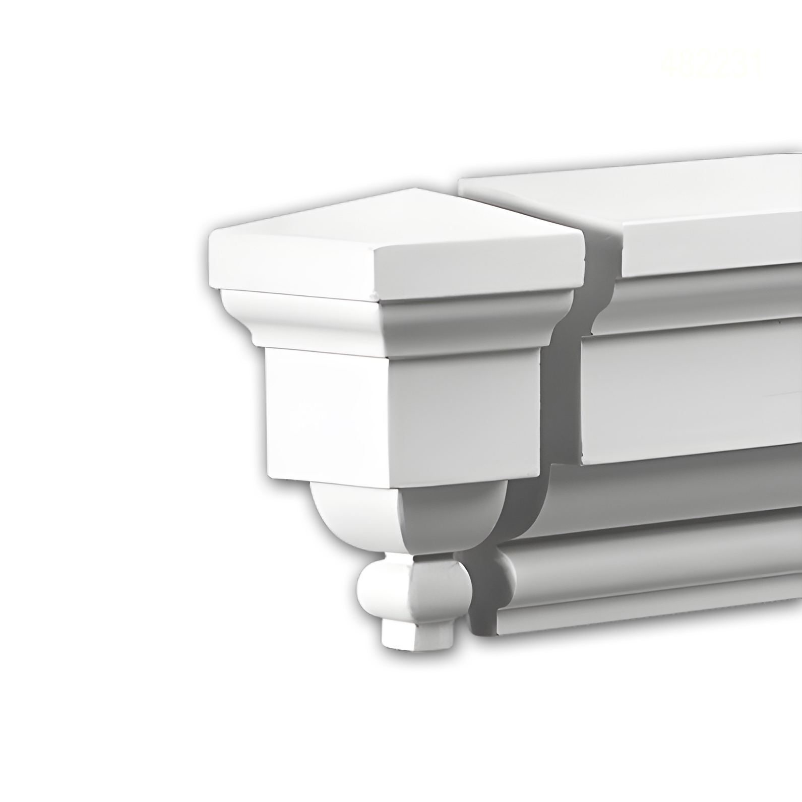Mostra il prodotto Interior mouldings - Elemento terminale Profhome Decor 482231 del produttore e-Delux