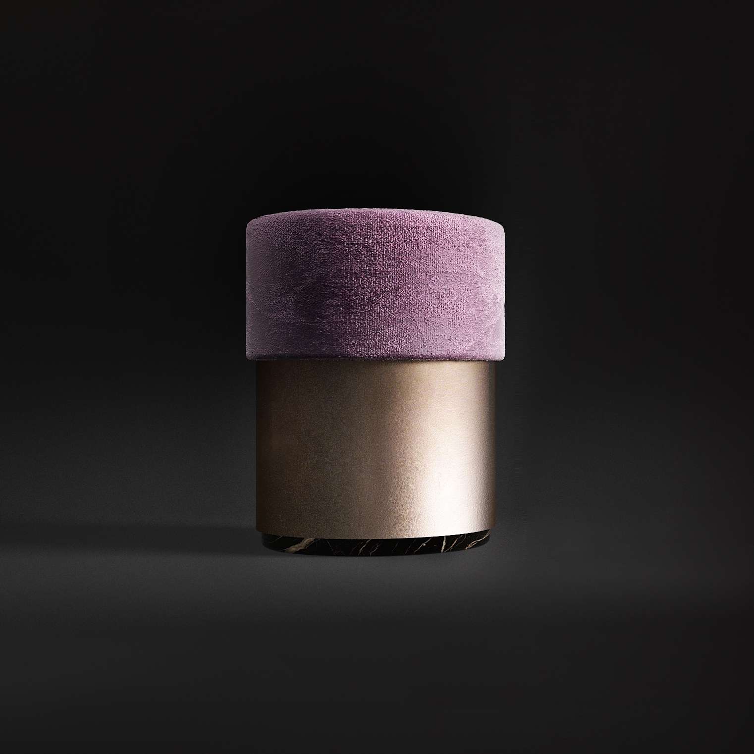 Display product Gramercy Pouf from manufacturer Rossato