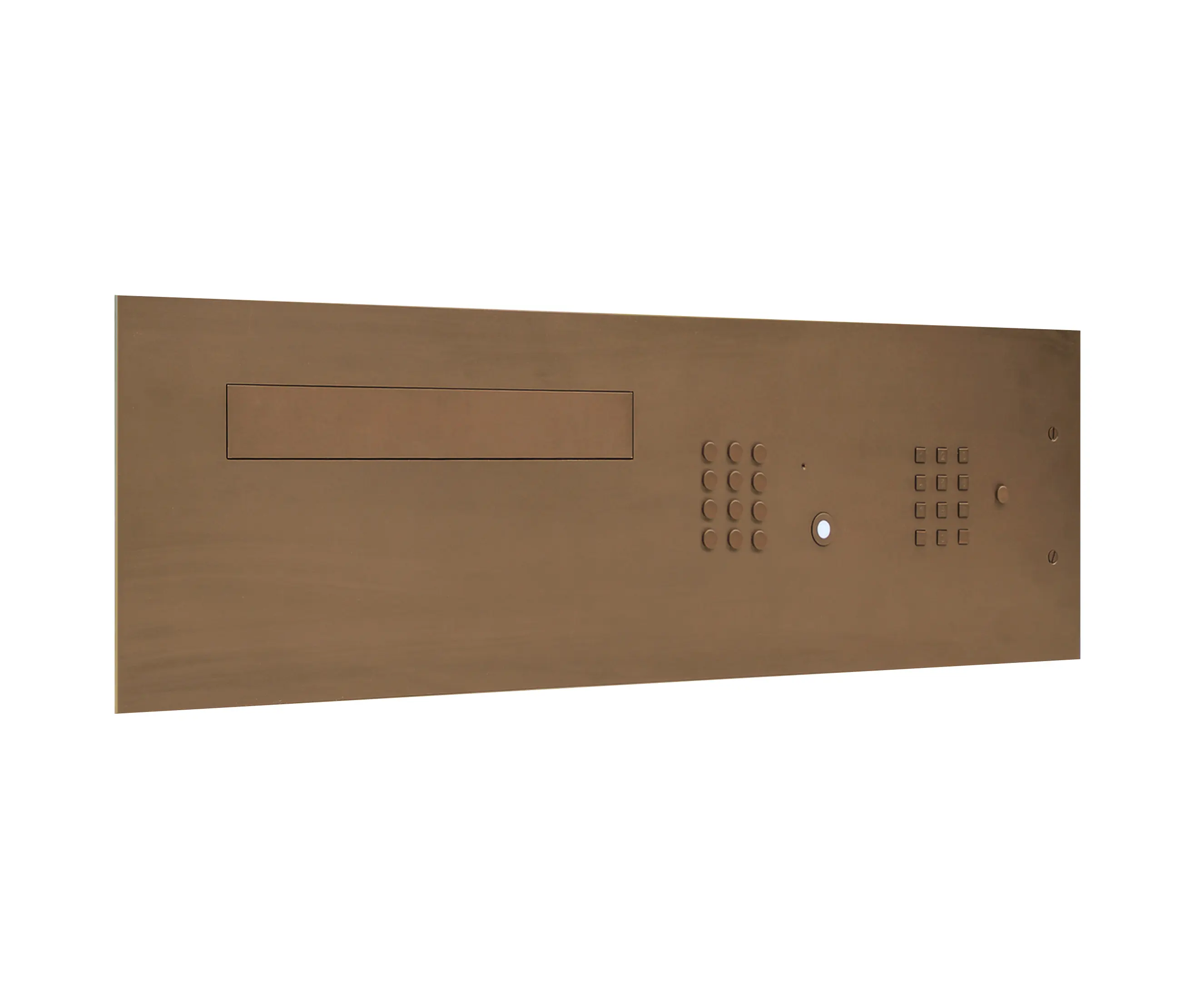 FASTTEL BELGIUM - Letterbox with wireless system in bronze rustic matt