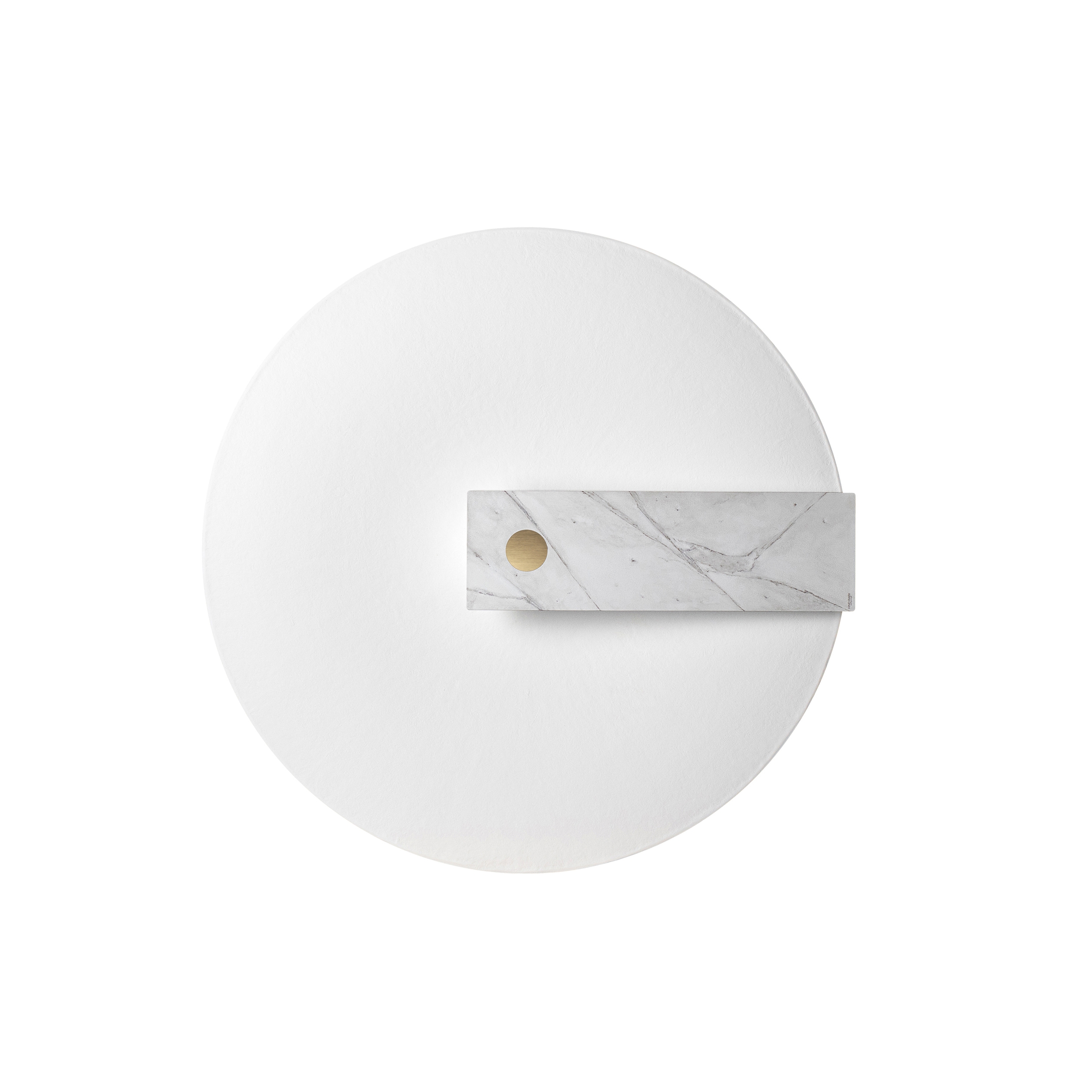 Meridiana Wall L White Marble