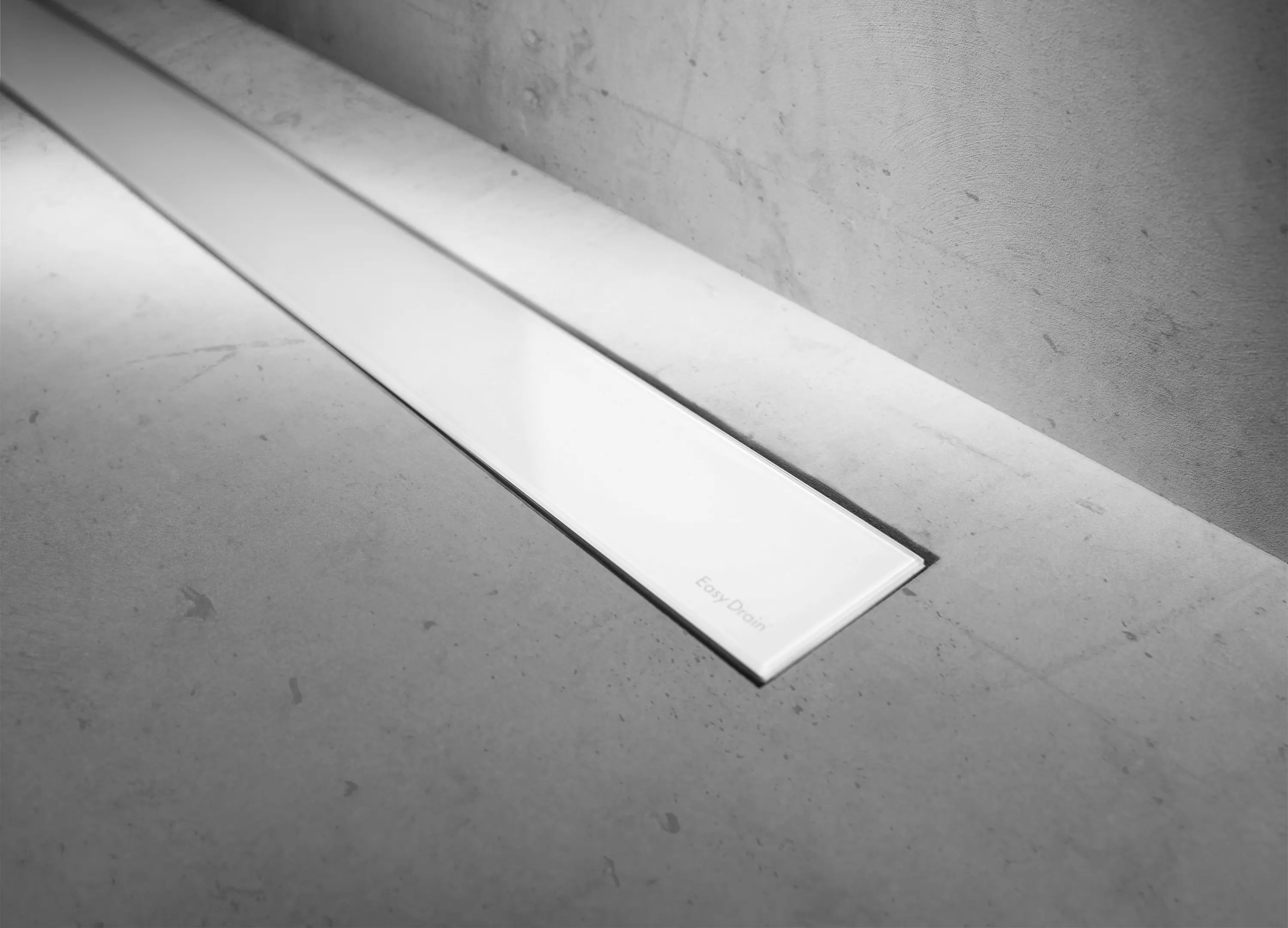 Easy Drain - Modulo Basic White Glass