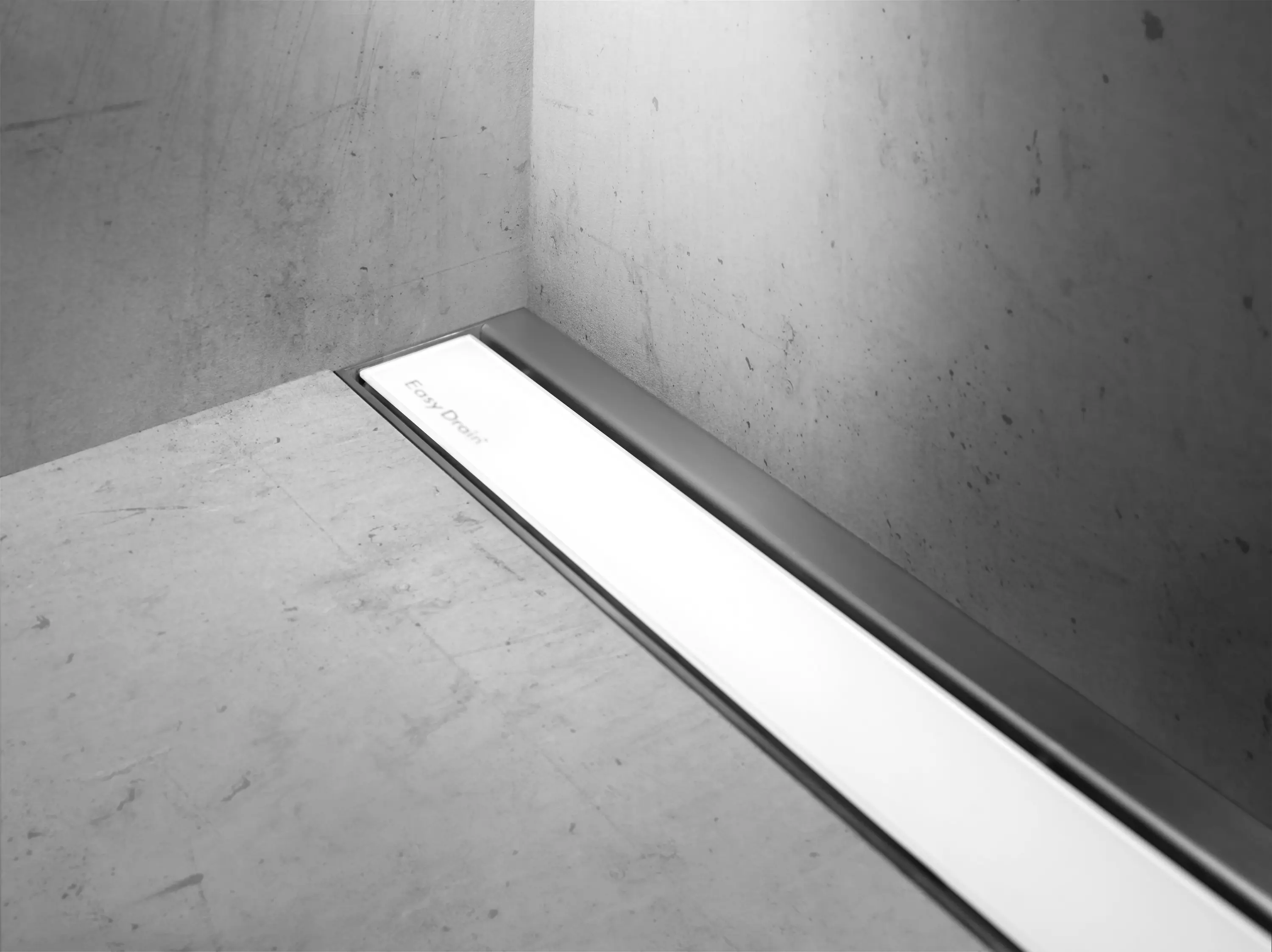 Easy Drain - Modulo TAF Wall White Glass