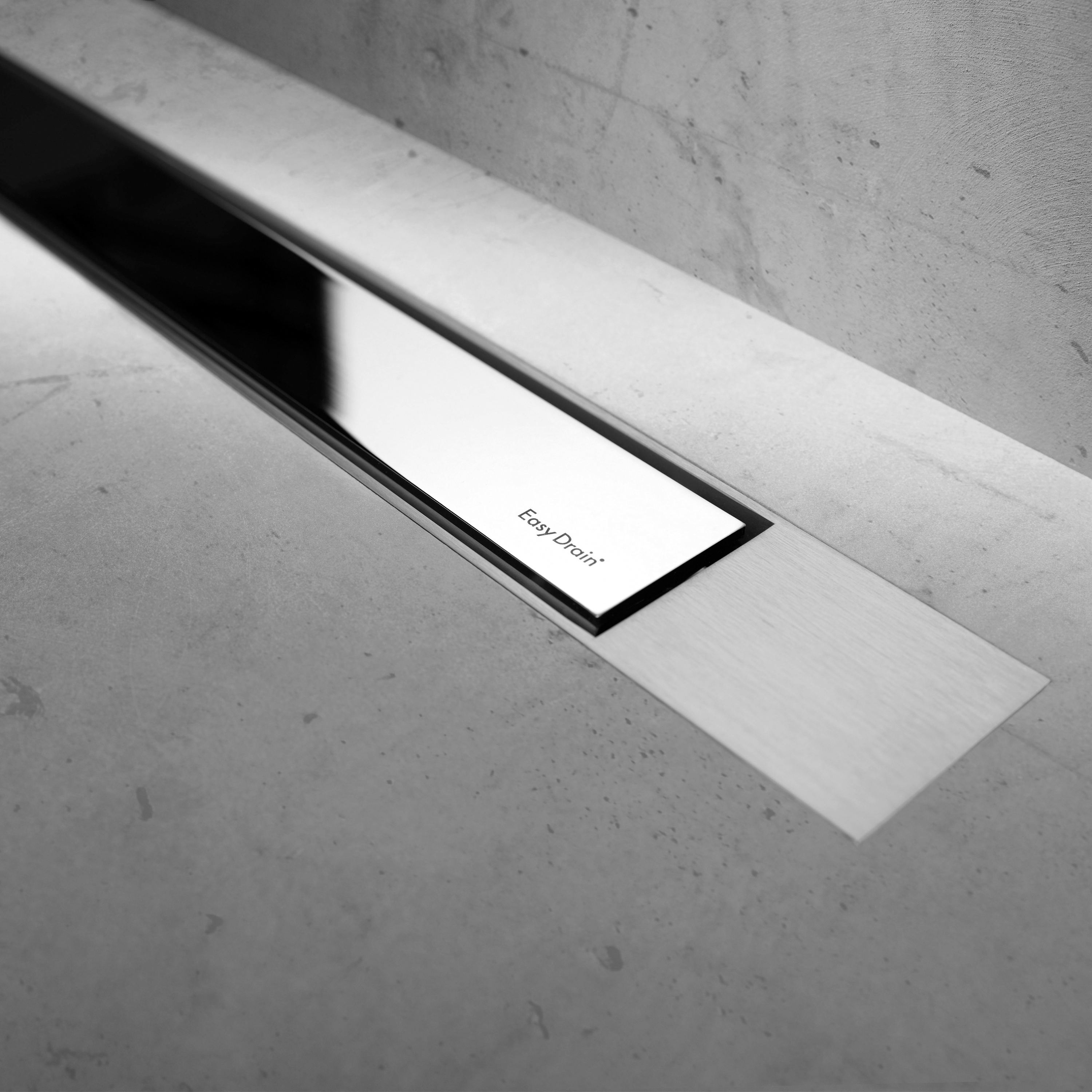 Display product Modulo Design Z-2 Brush Chrome from manufacturer Easy Drain