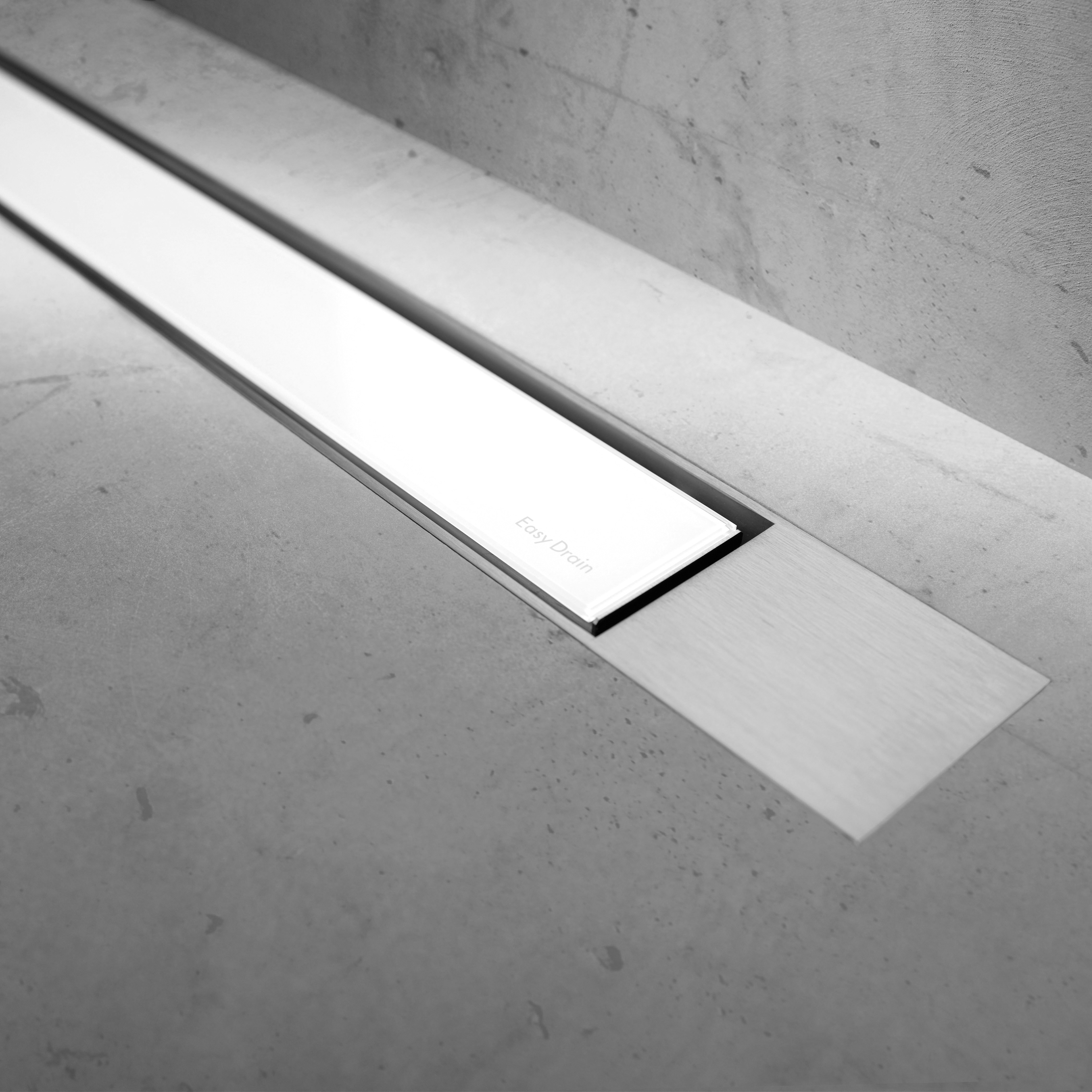Modulo Design Z-2 Brush White Glass