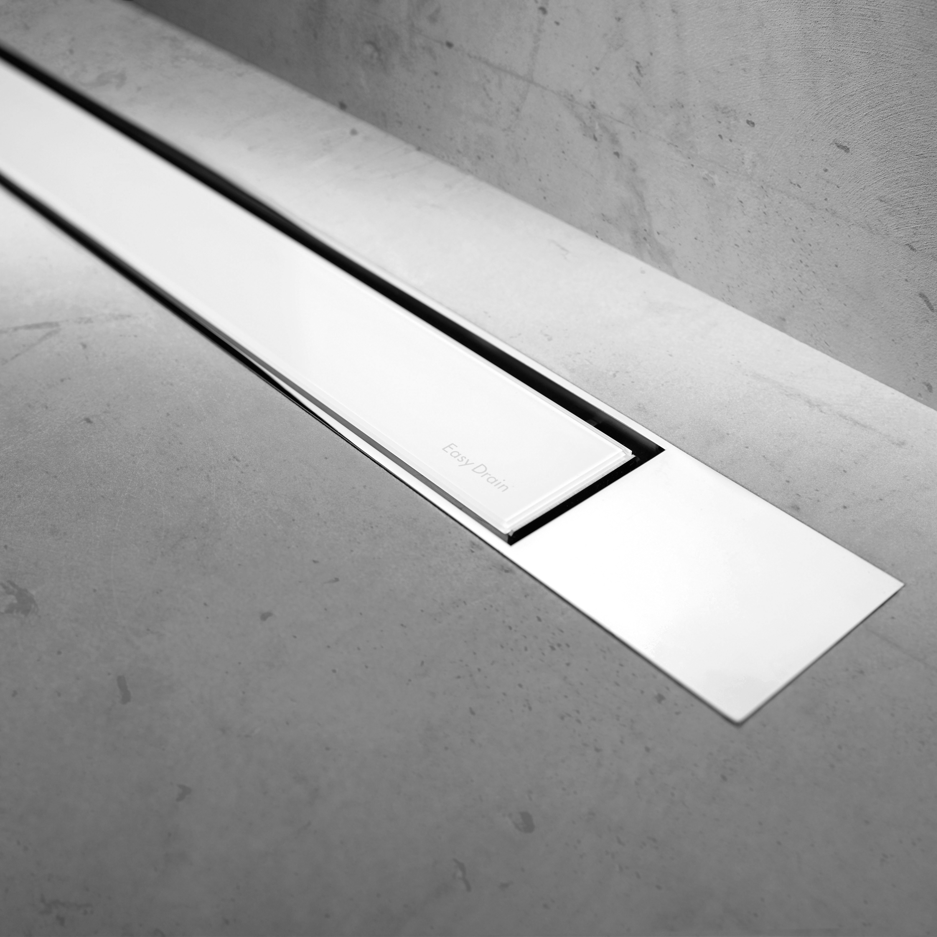 Display product Modulo Design Z-2 Chrome White Glass from manufacturer Easy Drain