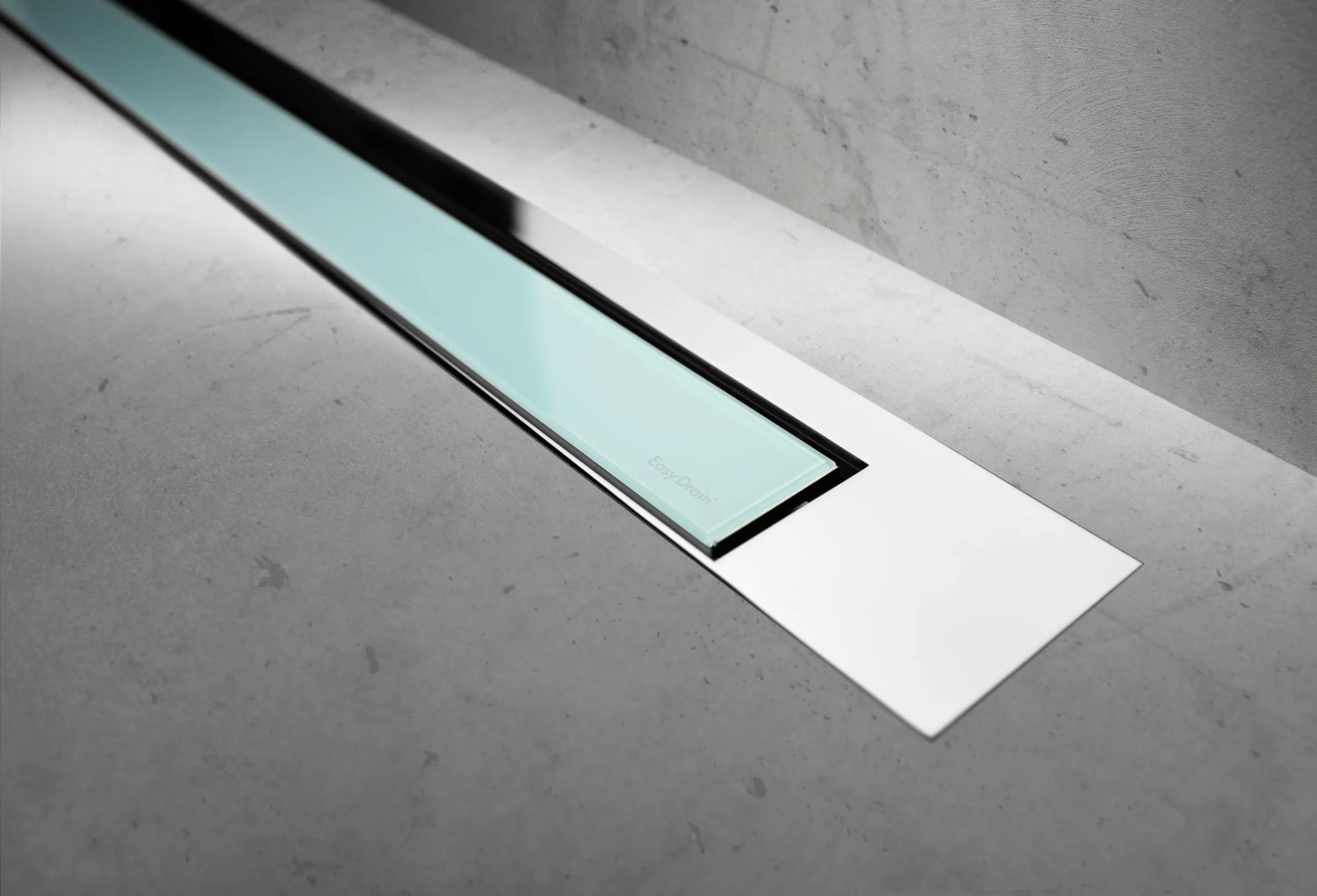 Easy Drain - Modulo Design Z-3 Chrome Green Glass