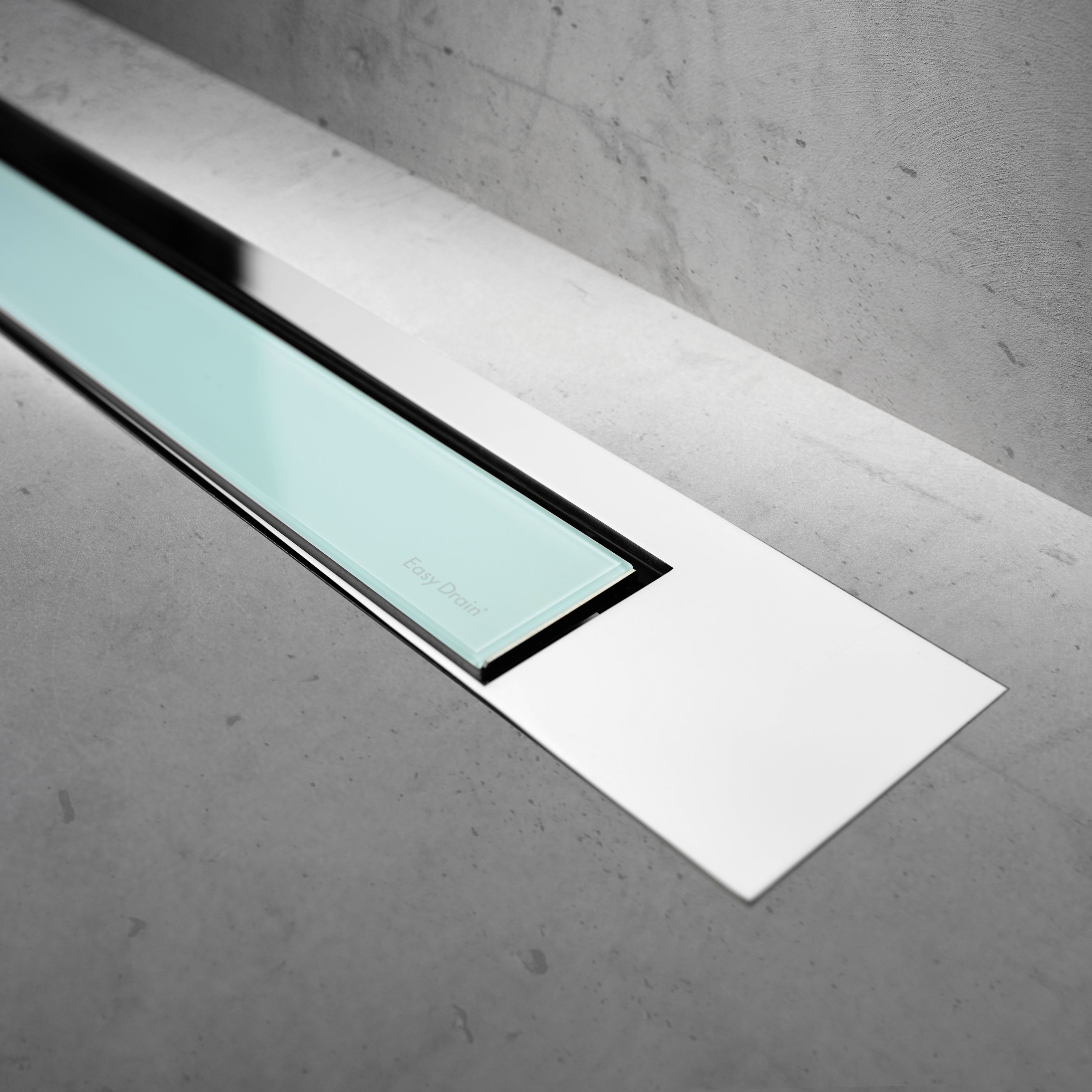 Display product Modulo Design Z-3 Chrome Green Glass from manufacturer Easy Drain