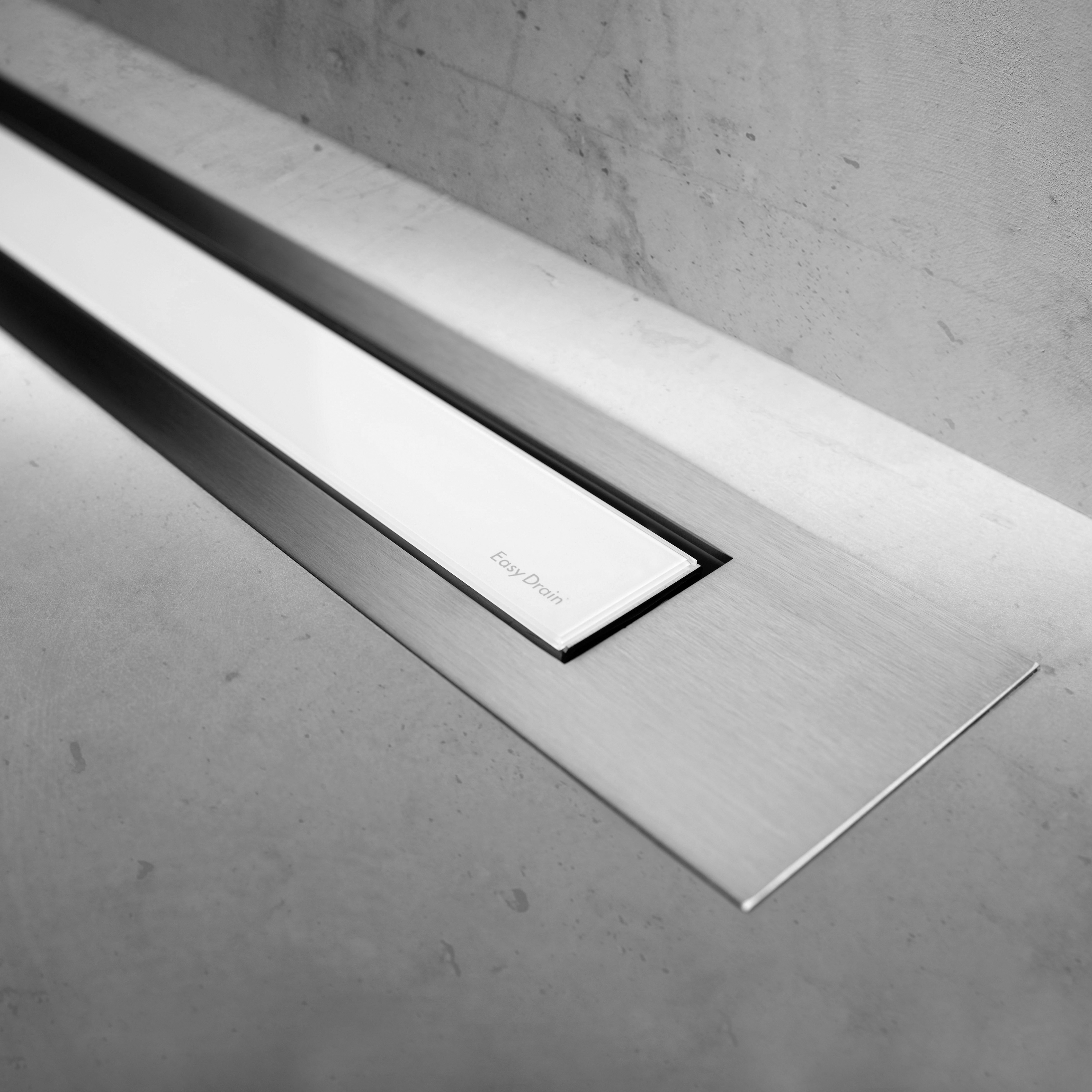 Modulo Design Z-4 Brush White Glass