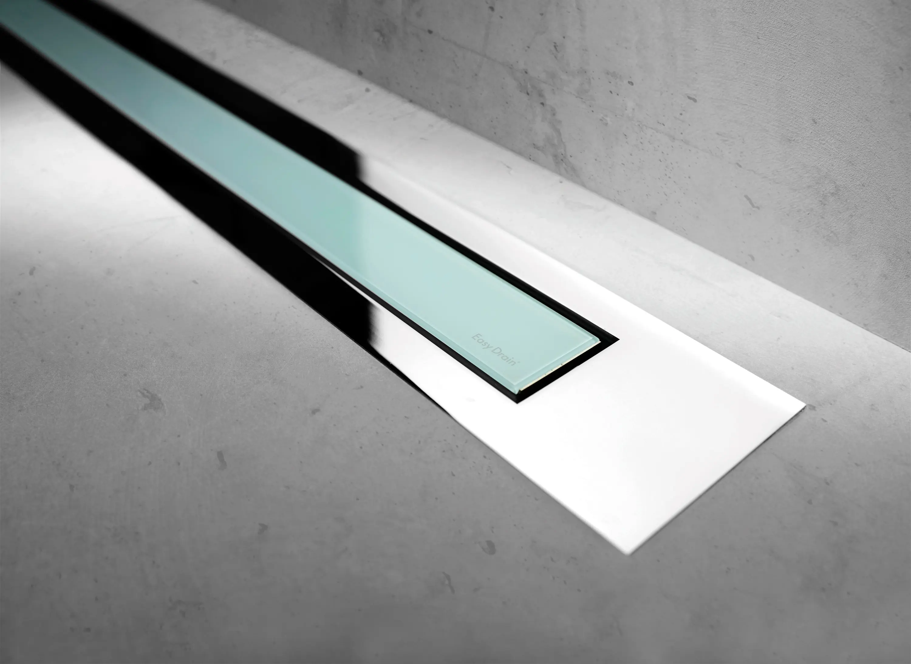 Easy Drain - Modulo Design Z-4 Chrome Green Glass