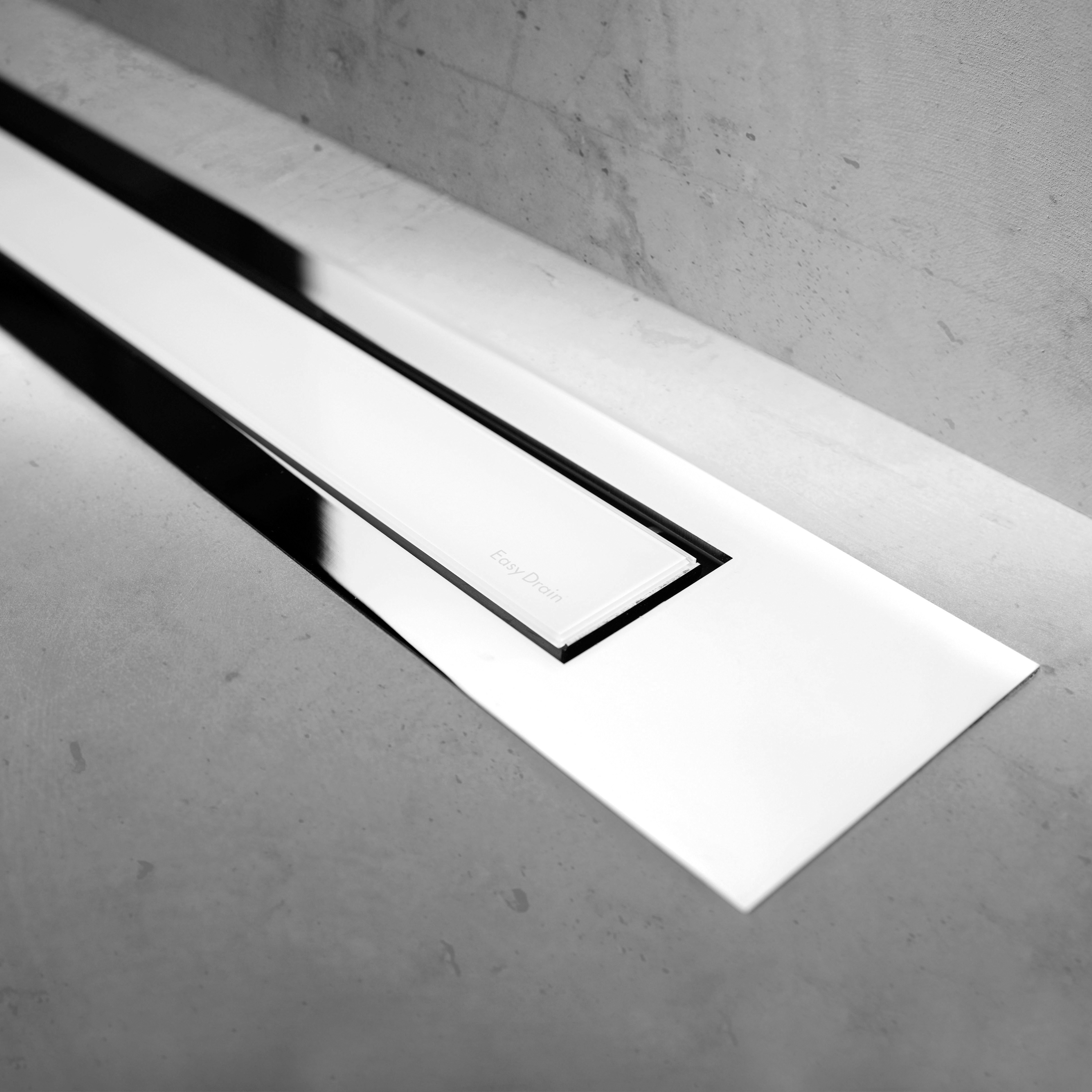 Display product Modulo Design Z-4 Chrome White Glass from manufacturer Easy Drain