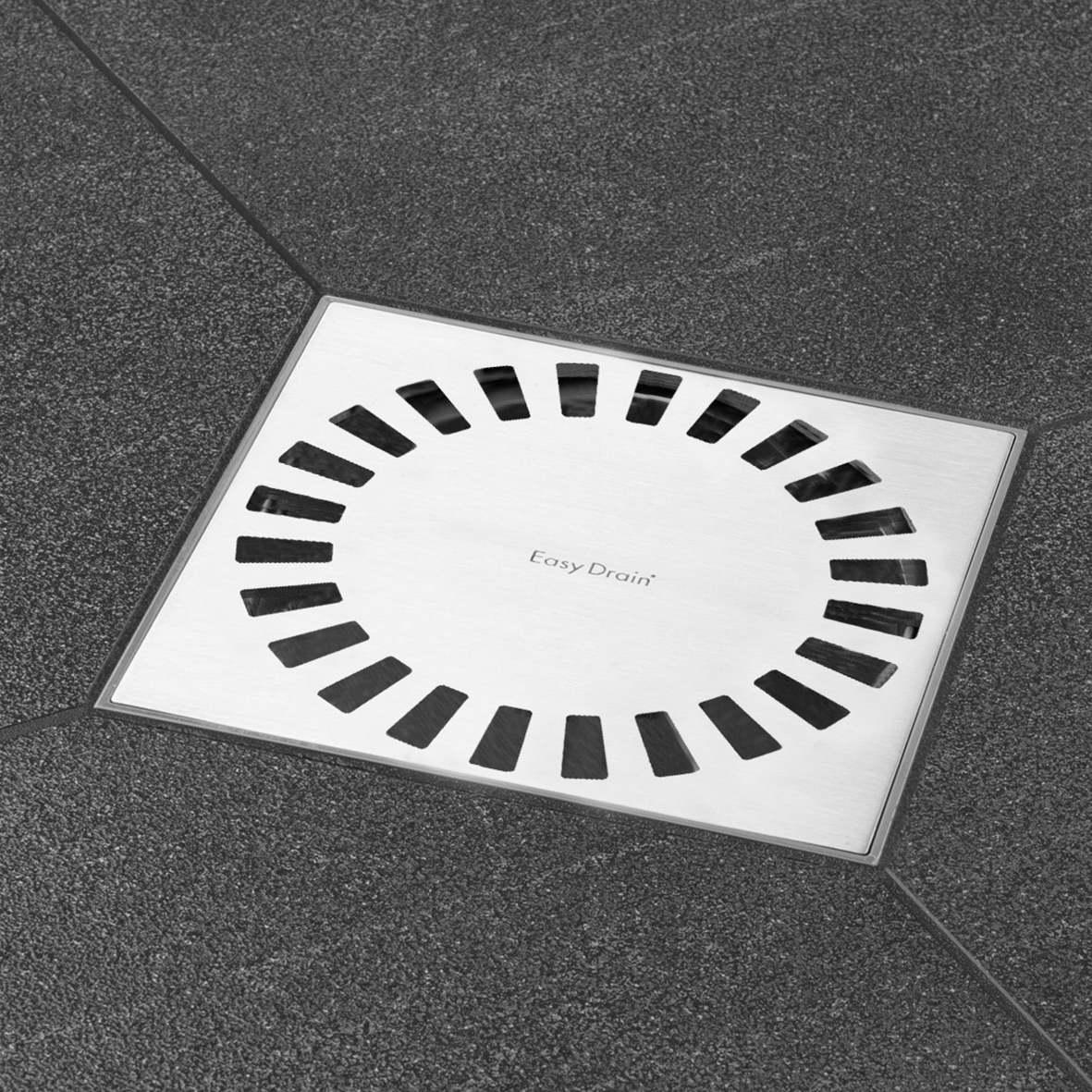 Display product Aqua Quattro | Plus Quattro  Brilliant | Compact Grate from manufacturer Easy Drain