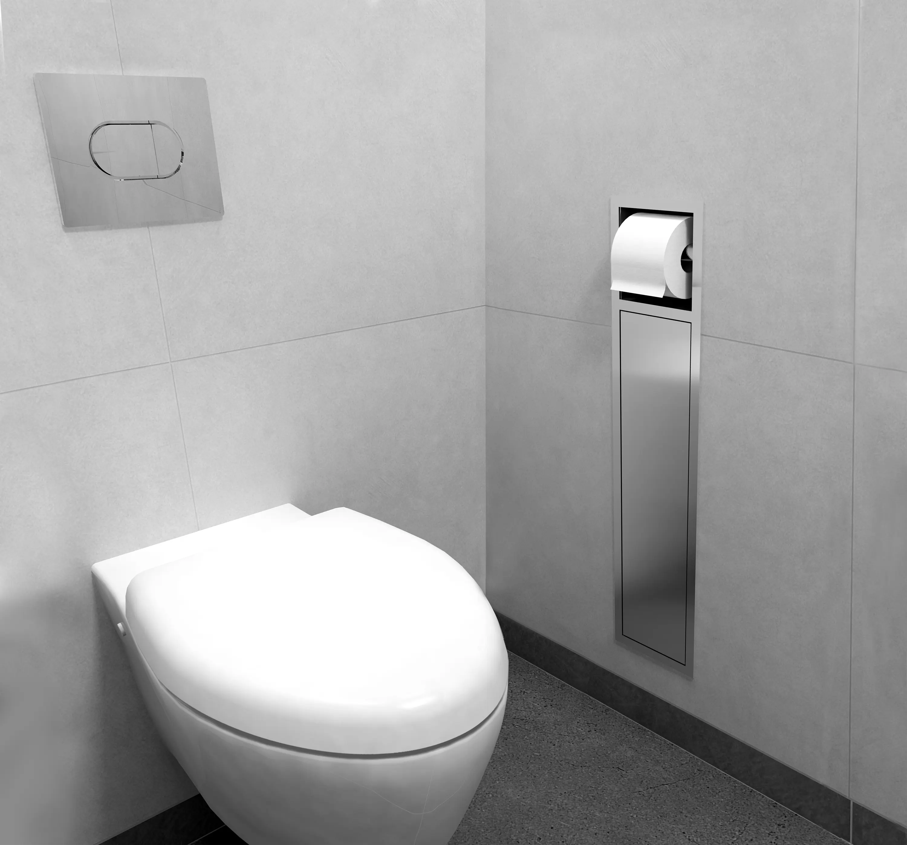 Easy Drain - Roll Toiletbrush Storage