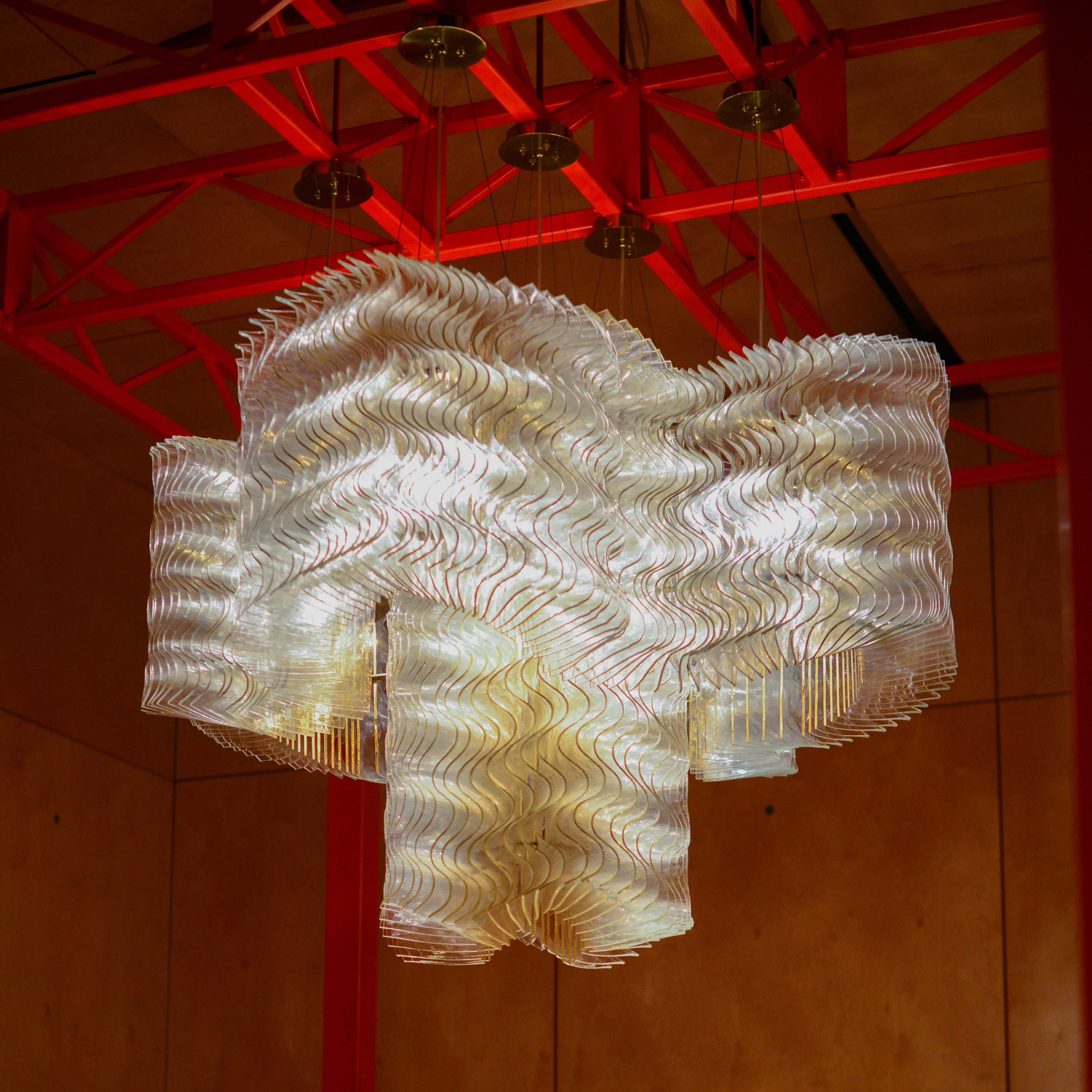Display product Plisse Cloud | Golden from manufacturer LASVIT