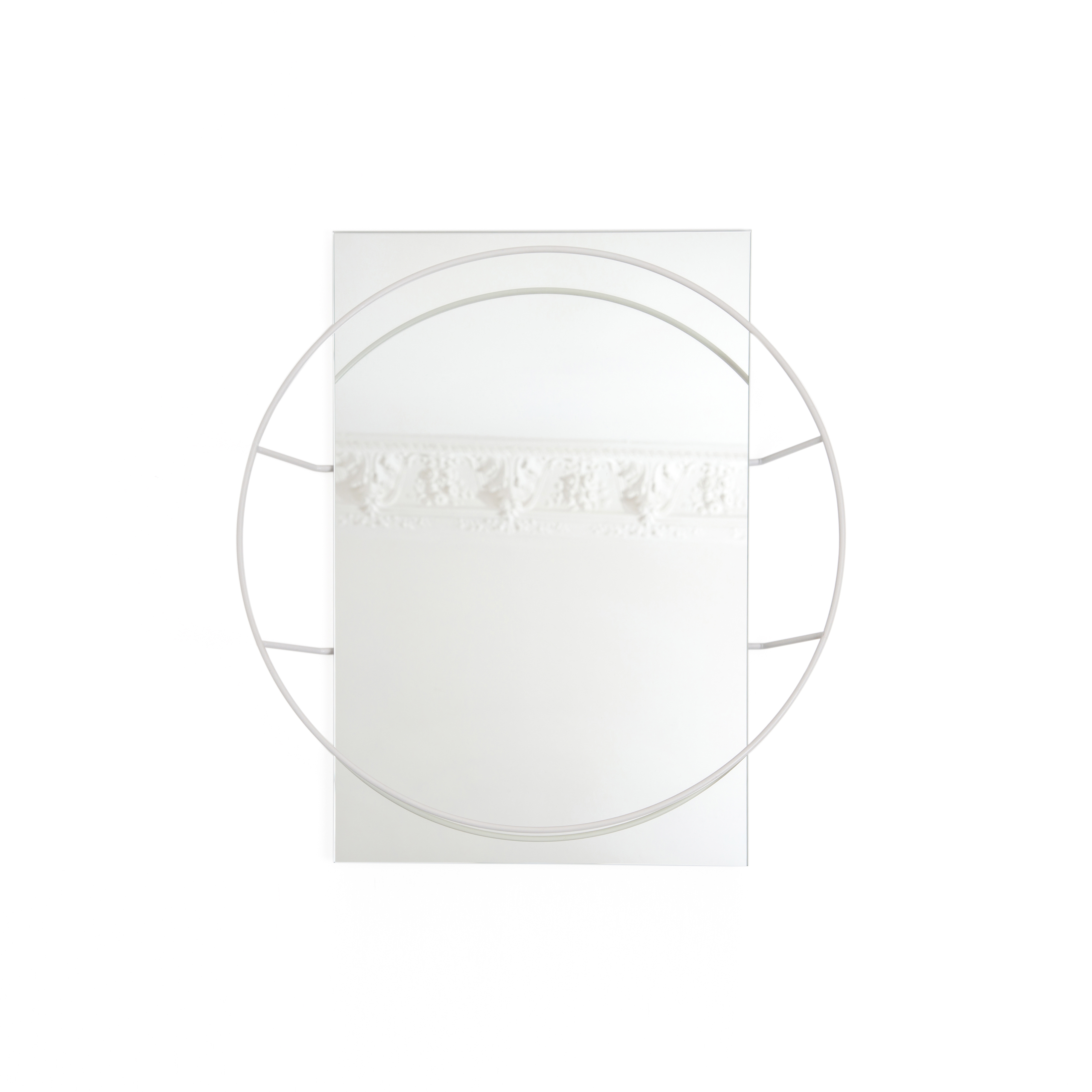 Untitled Mirror Round Grey