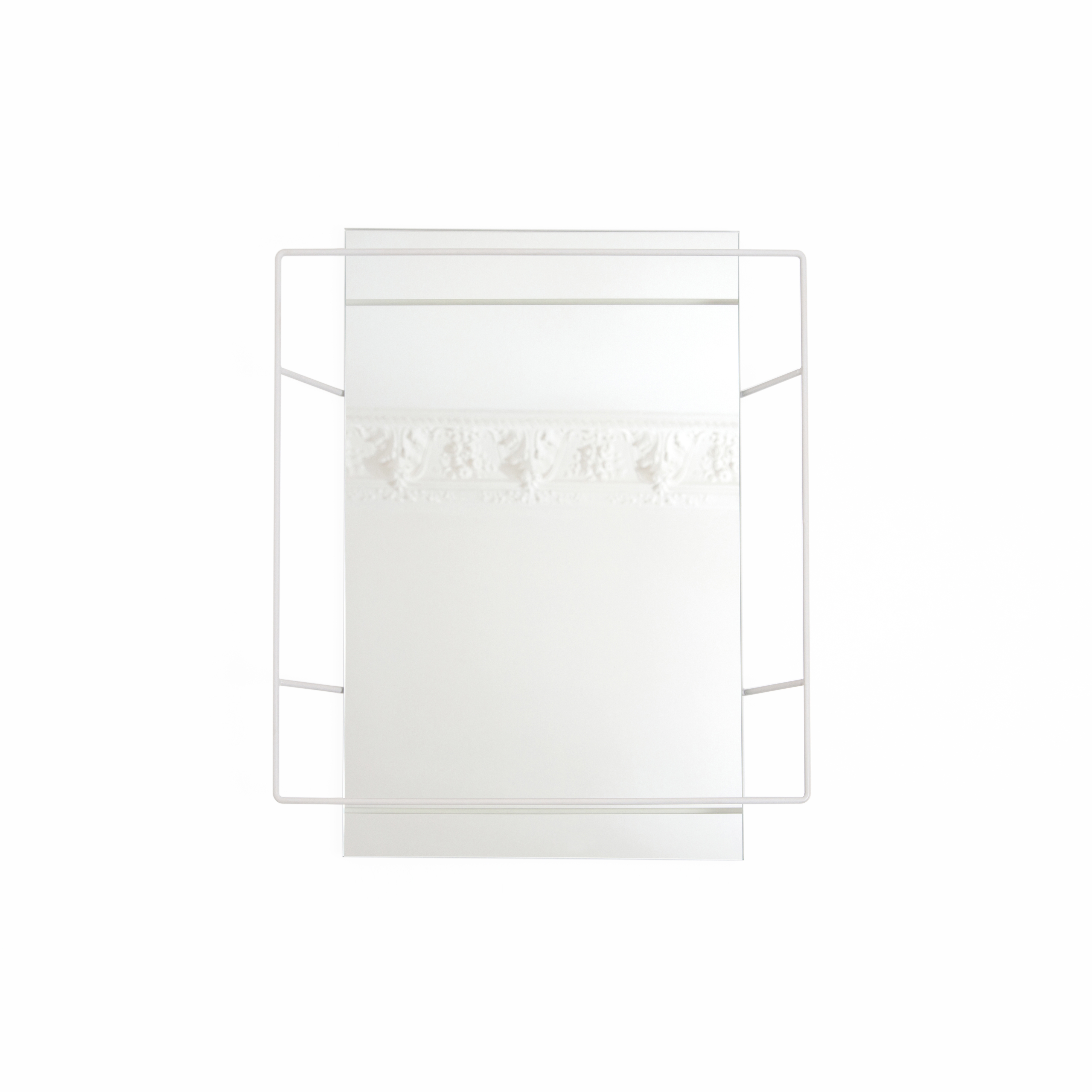 Untitled Mirror Square Grey
