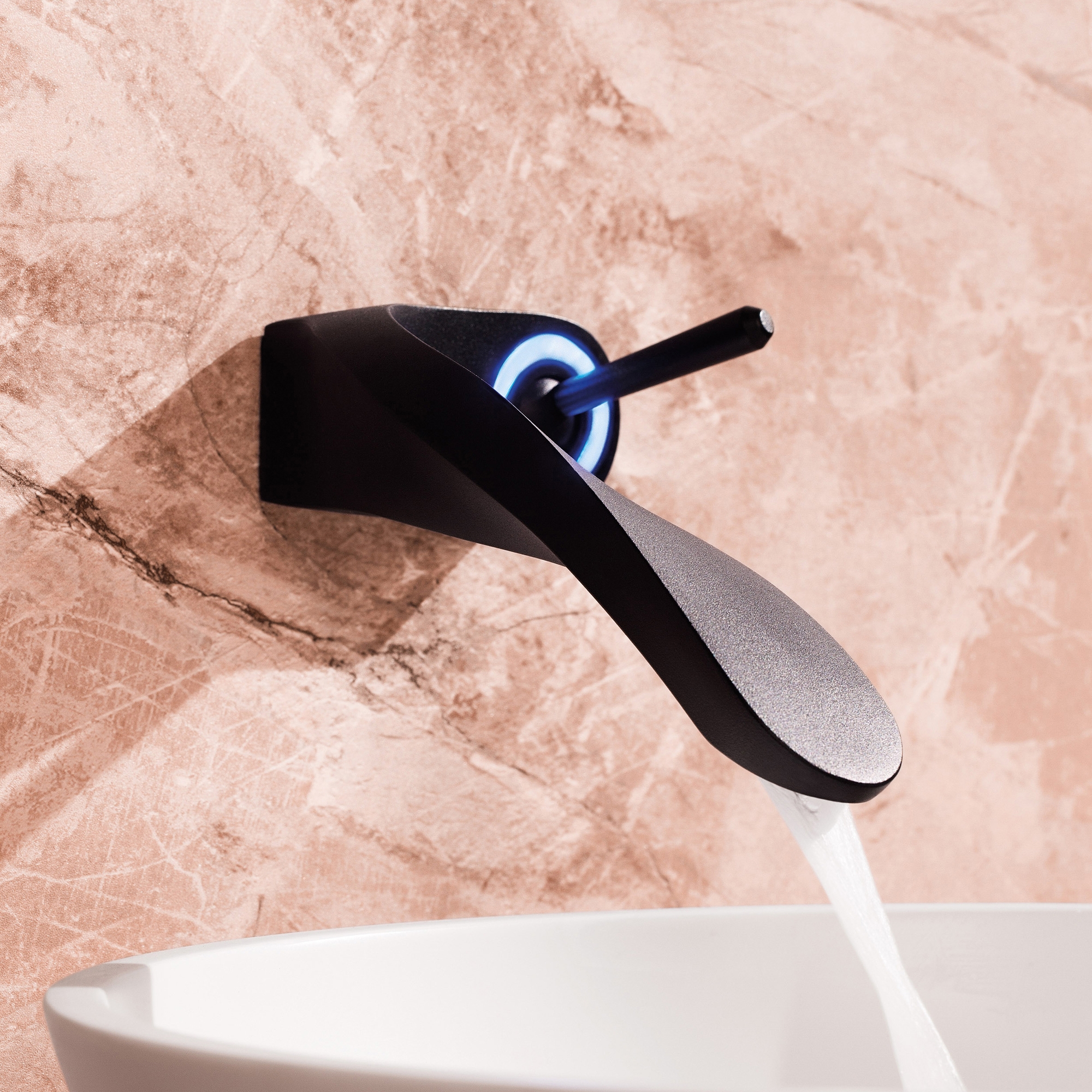 Display product Ametis - Wall-mounted basin mixer - electronic version from manufacturer Graff